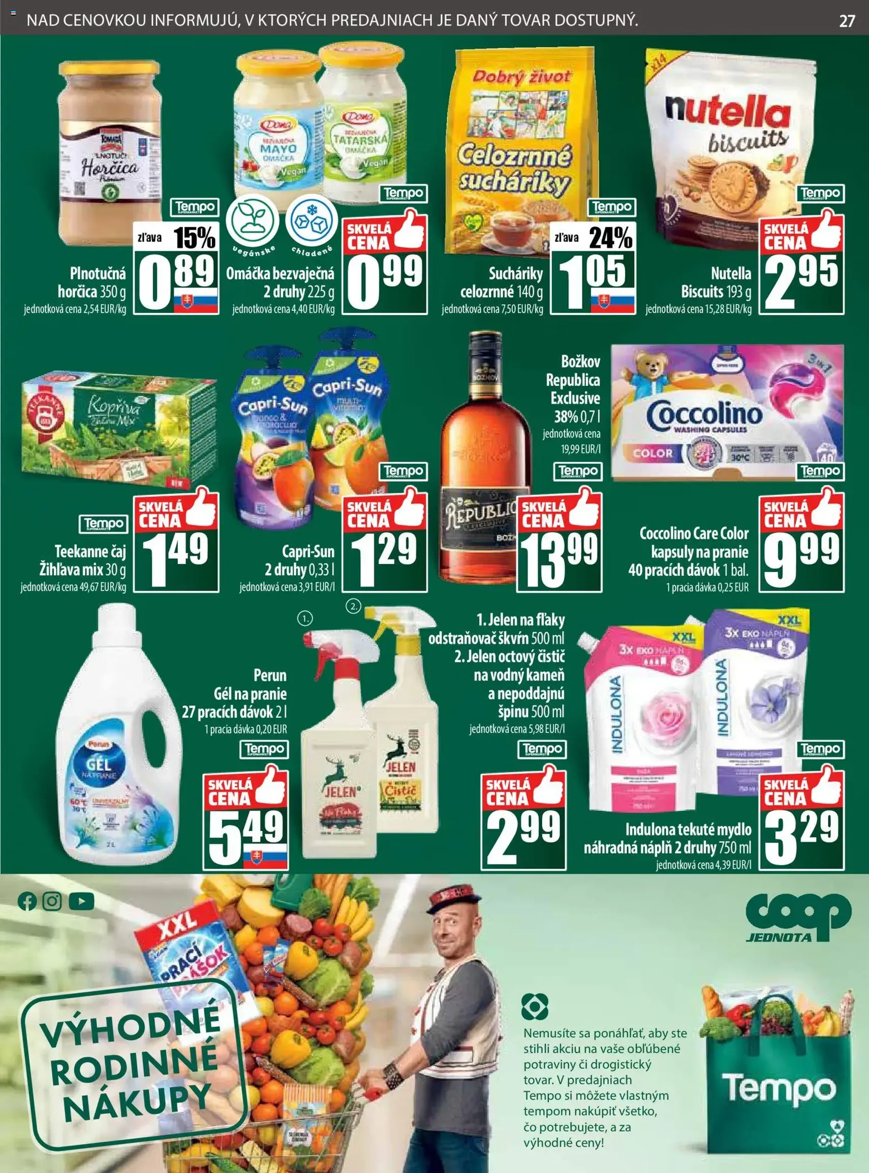 COOP Jednota leták - platný leták od 06.11.2025 strana 27 z 28