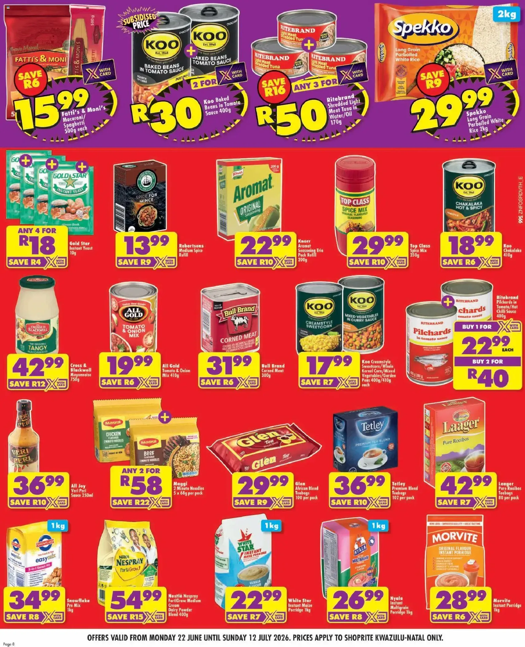 Shoprite Specials - valid flyer from 22/06/2026, page 8 of 16