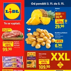 Lidl leták - náhled letáku platný od 03.11.2025