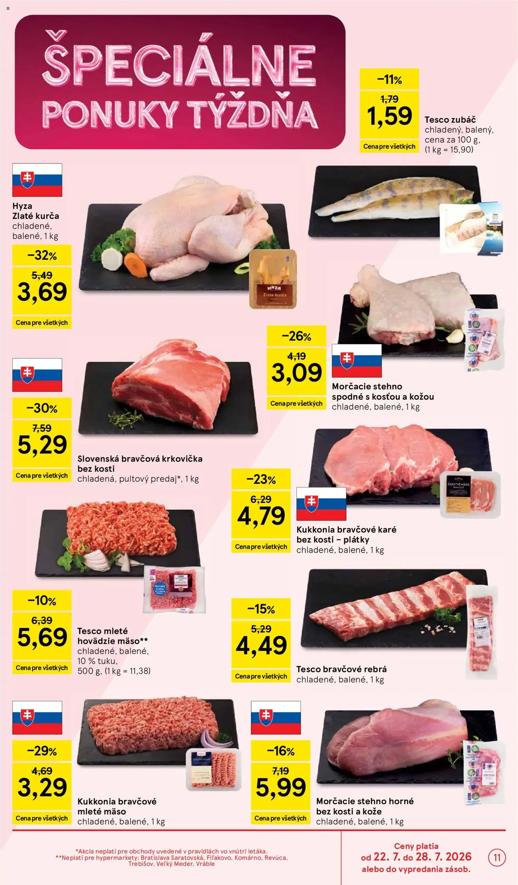 Tesco Hypermarket - leták - platný leták od 22.07.2026 strana 11 z 50