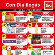 Vista previa del folleto Supermercado DIA Ofertas válido desde 18/02/2026