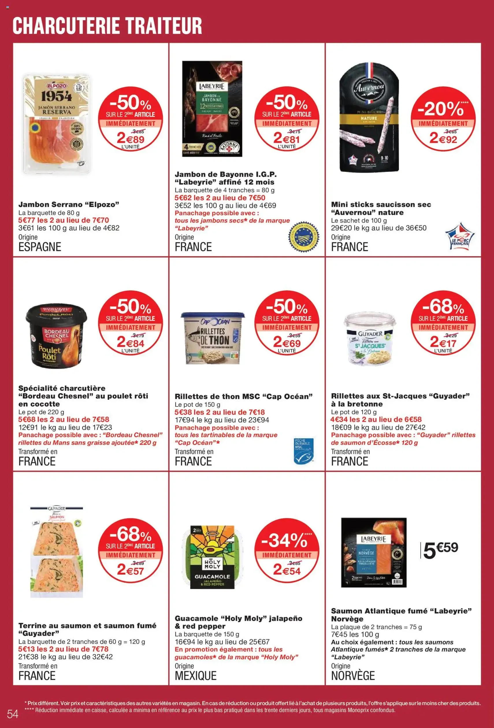 Monoprix catalogue - brochure valable à partir du 16/12/2025, page 54 sur 71