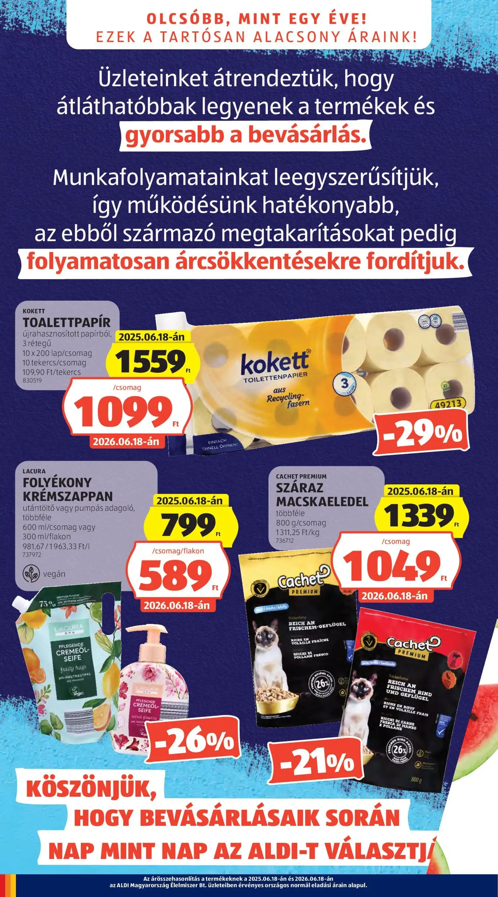 Aldi akciós újság - 2026.06.18. érvényes szórólap 4 oldal 37 oldalból