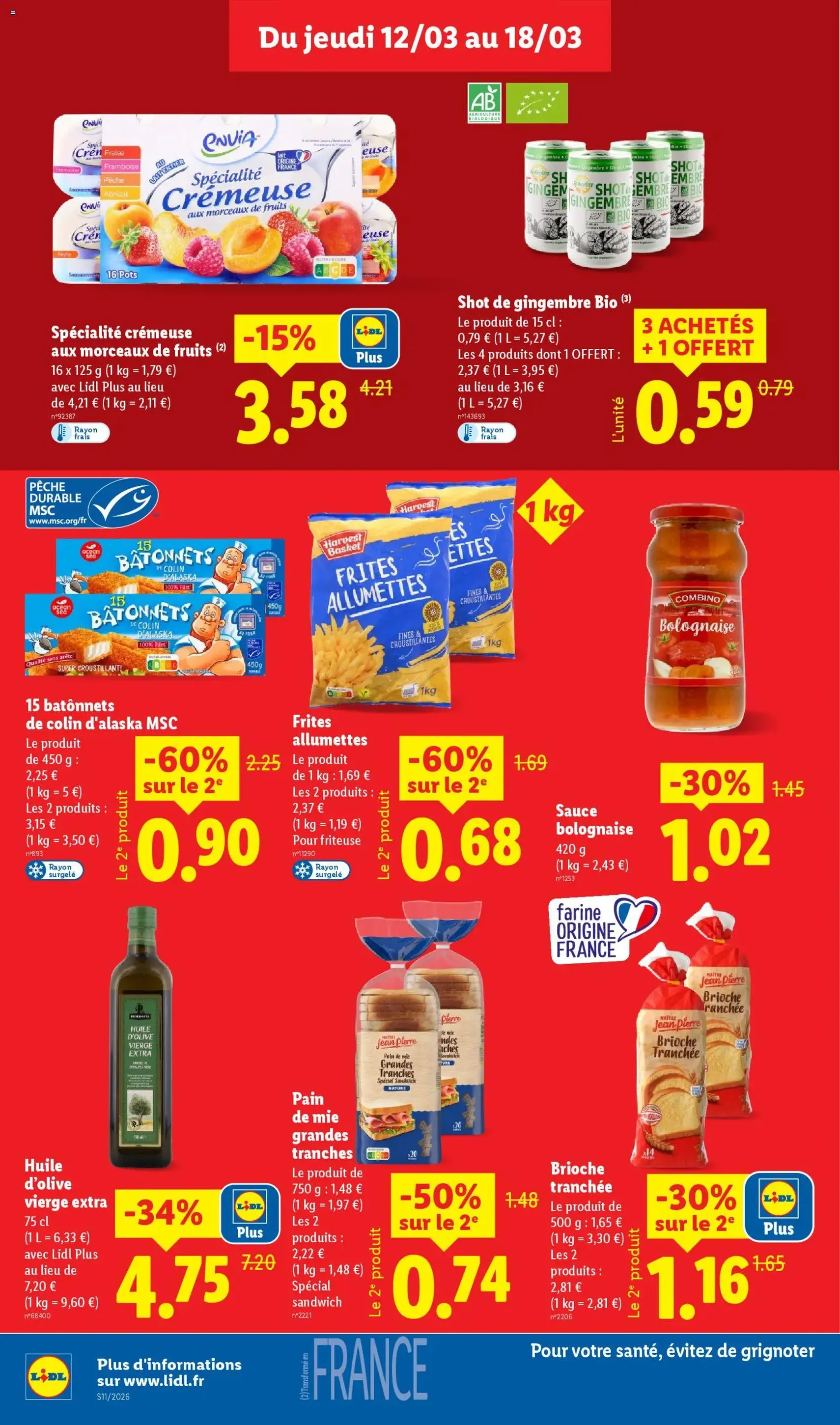 LIDL catalogue semaine 11 - brochure valable à partir du 12/03/2026, page 10 sur 71