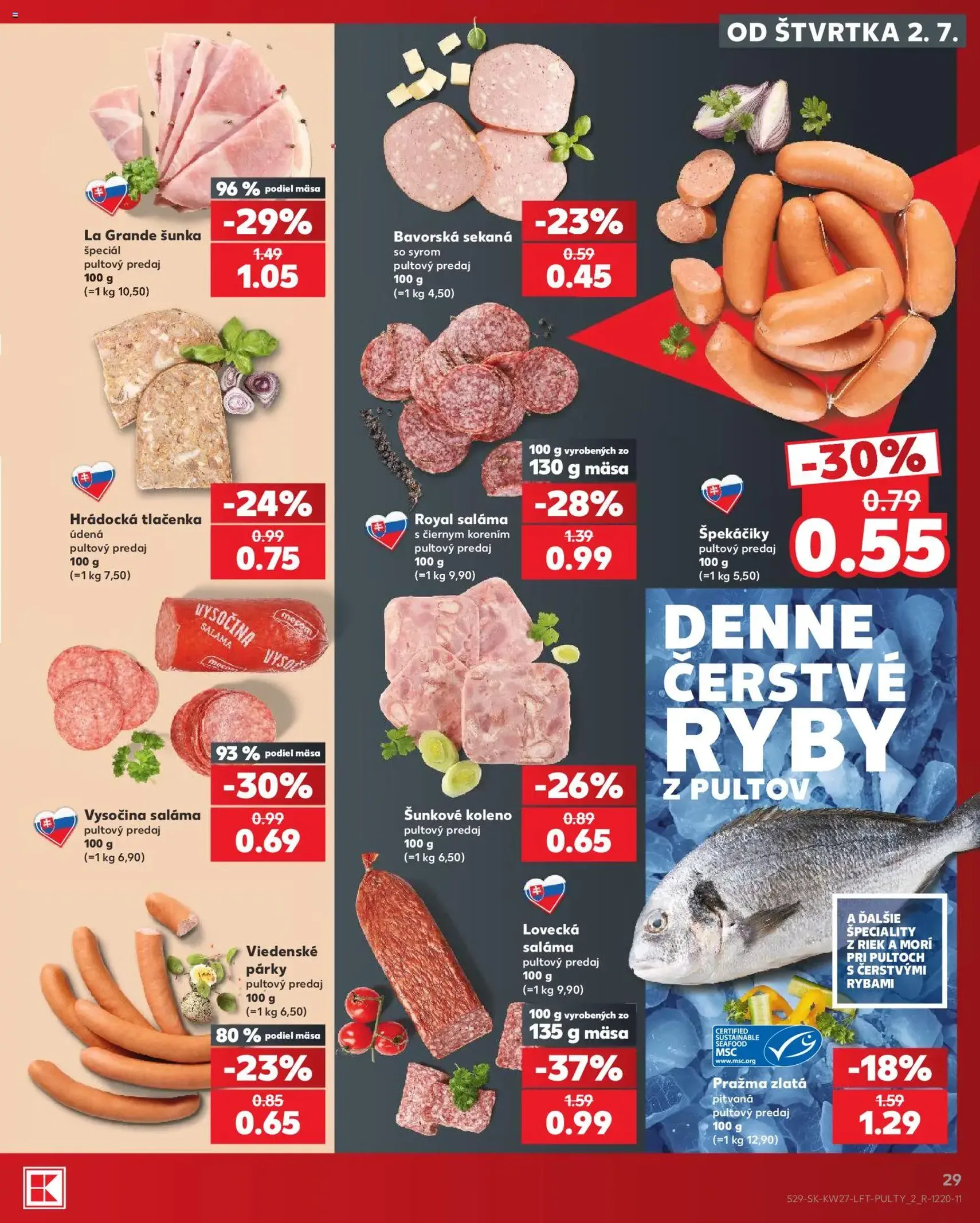 Kaufland leták - platný leták od 02.07.2026 strana 29 z 80