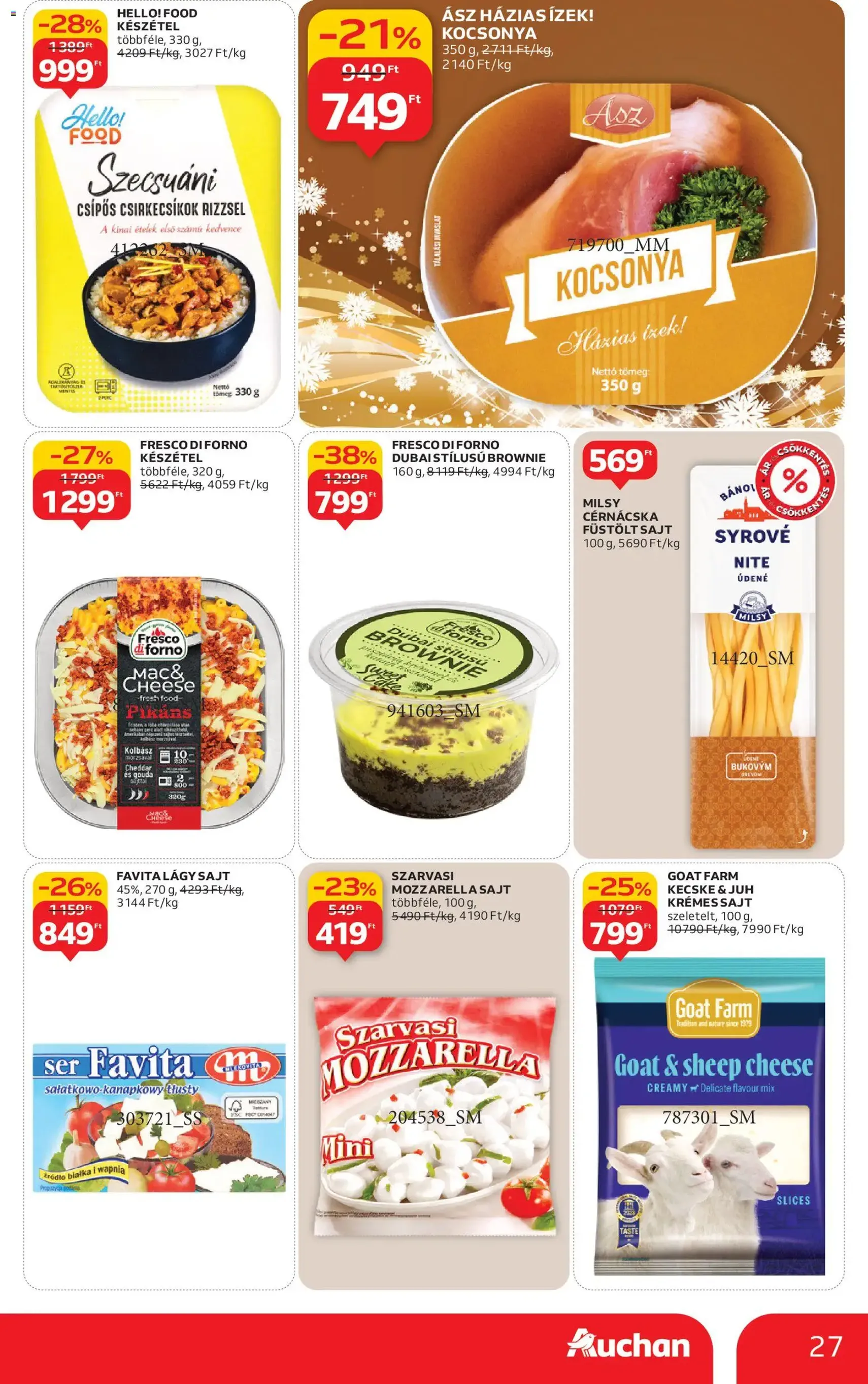 Auchan Akciós újság - 2025.12.04. érvényes szórólap 27 oldal 92 oldalból