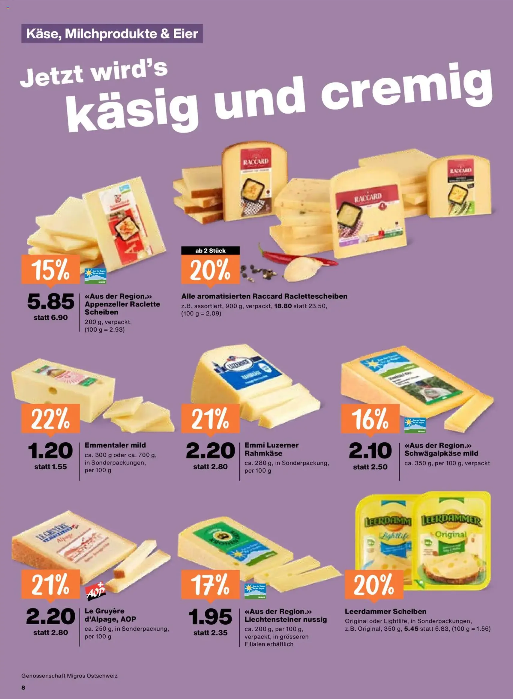 Migros aktionen - Gültiger Prospekt ab 24.09.2026, Seite 8 von insgesamt 24