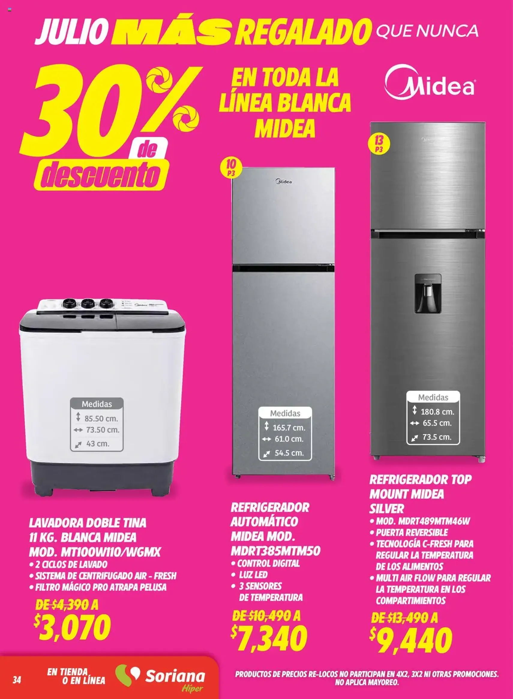Soriana - Julio Regalado Híper Nacional - folleto válido desde 25/07/2025 página 34 de 35 Soriana - Julio Regalado Híper Nacional - folleto válido desde 25/07/2025 página 34 de 35