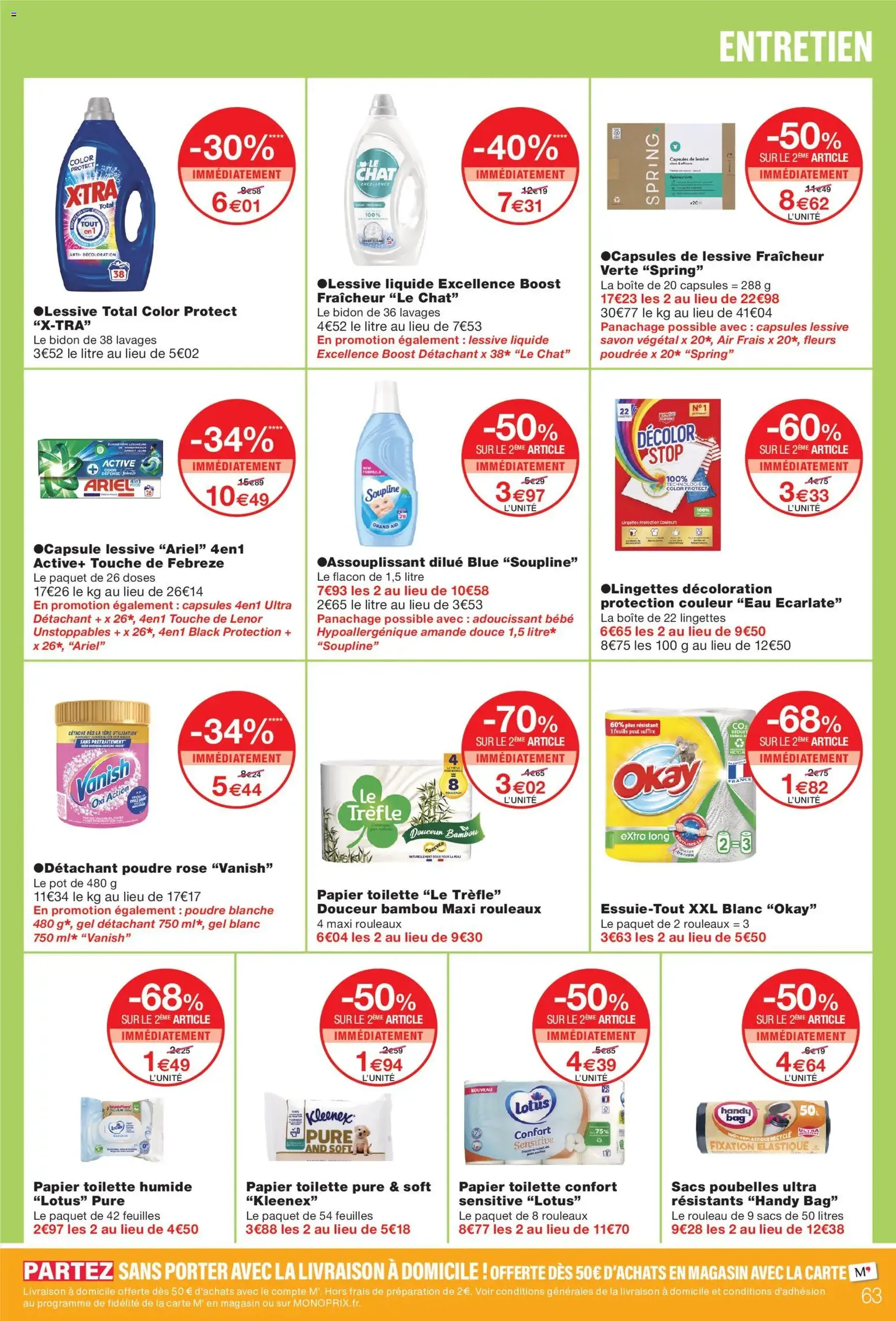 Monoprix catalogue - brochure valable à partir du 25/08/2026, page 63 sur 85