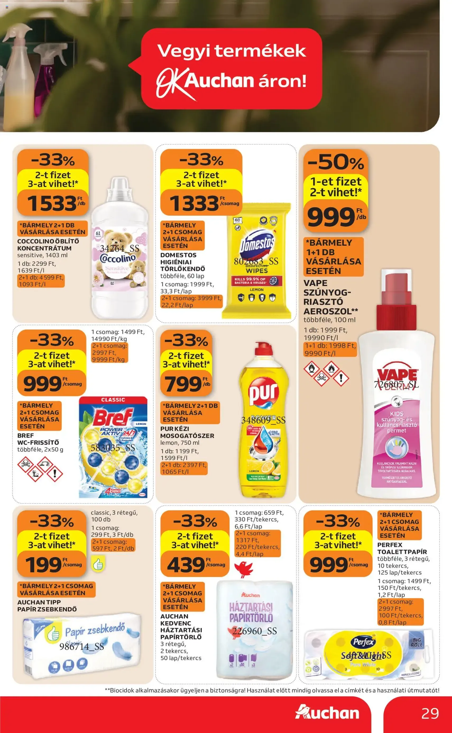 Auchan akciós újság - 2026.06.25. érvényes szórólap 29 oldal 38 oldalból