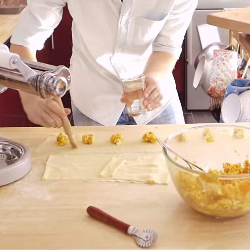 Ravioli di zucca e ricotta - procedimento 1