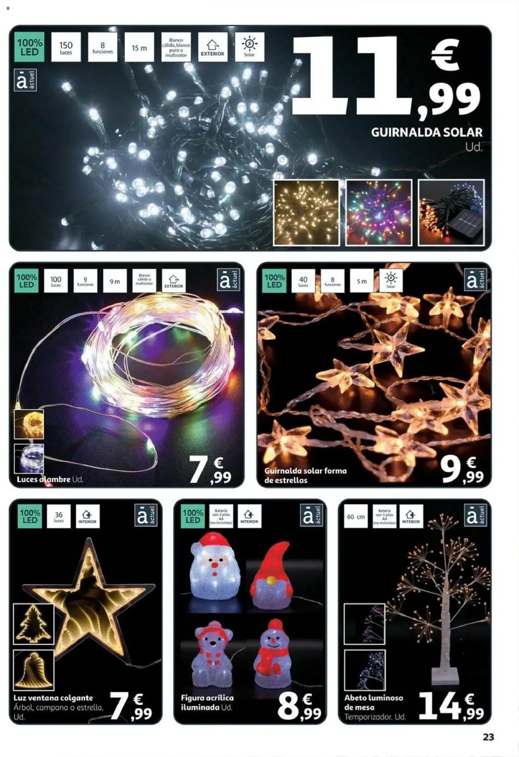 Alcampo - Decoración Navidad HG - folleto válido desde 06/11/2025 página 23 de 28