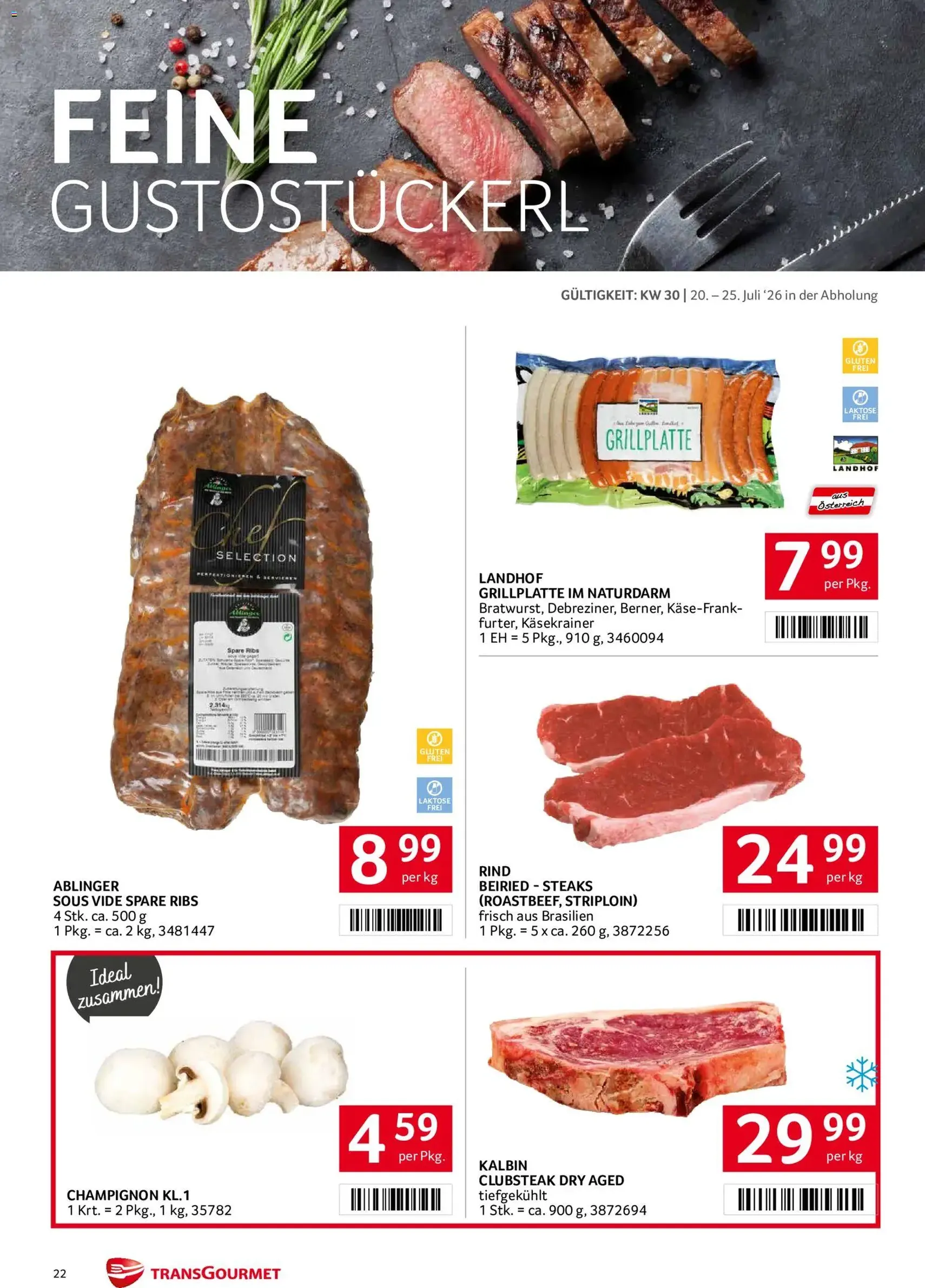 Transgourmet Flugblatt - Gültiger Prospekt ab 20.07.2026, Seite 21 von insgesamt 27