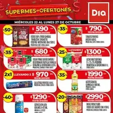 Vista previa del folleto Supermercado DIA Ofertas válido desde 22/10/2025