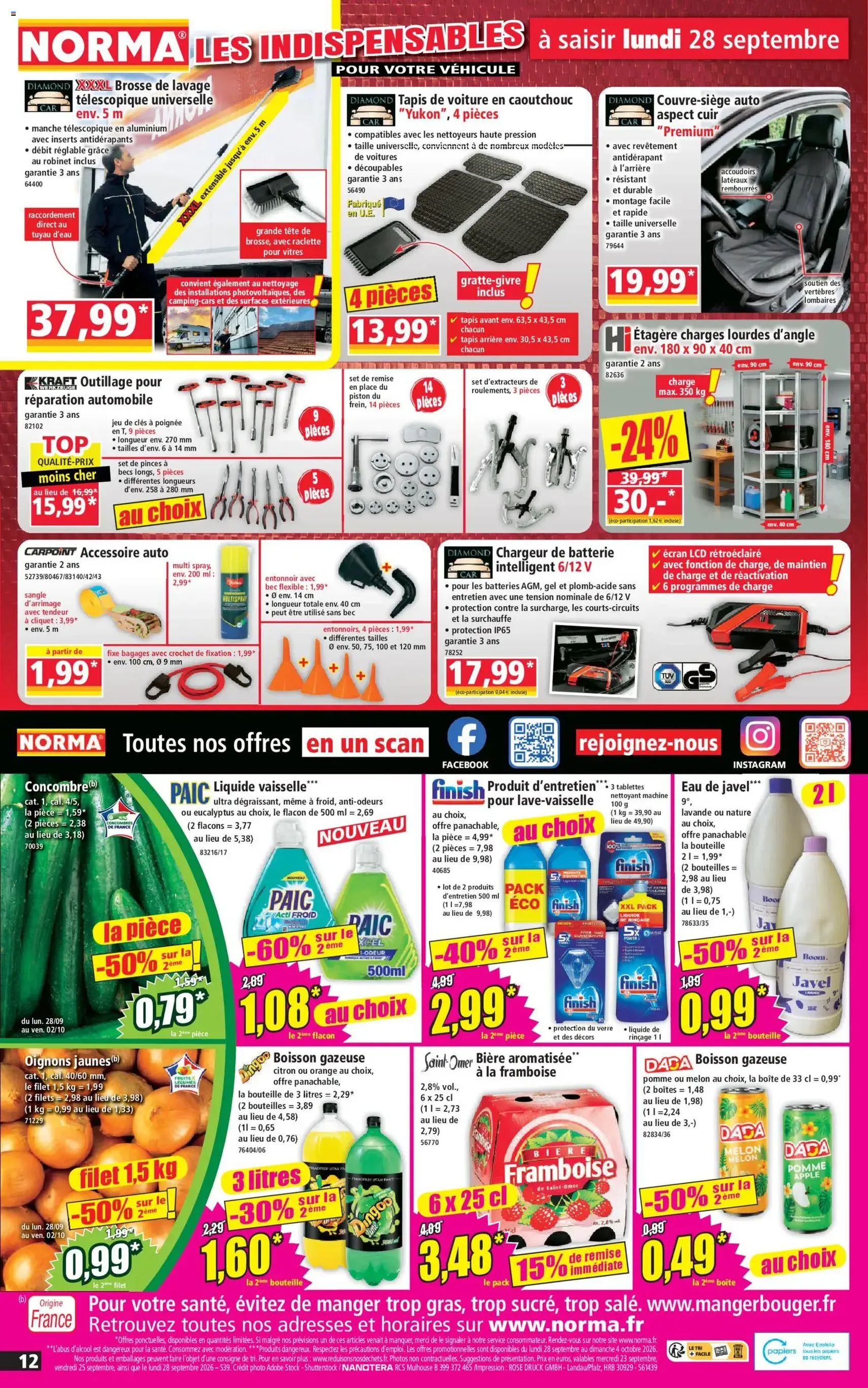Norma catalogue - brochure valable à partir du 23/09/2026, page 12 sur 14