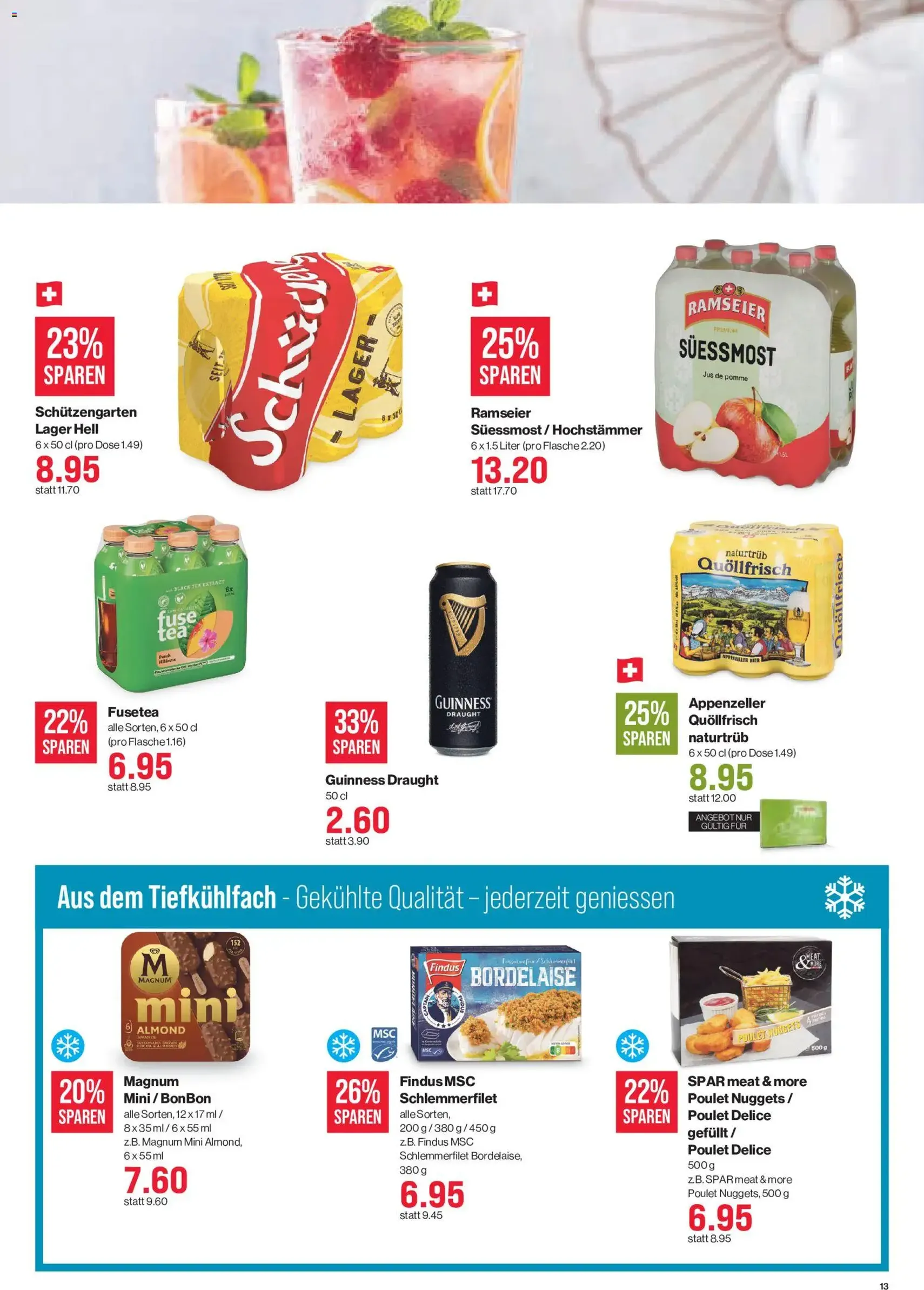 SPAR aktionen - Gültiger Prospekt ab 10.09.2026, Seite 13 von insgesamt 17