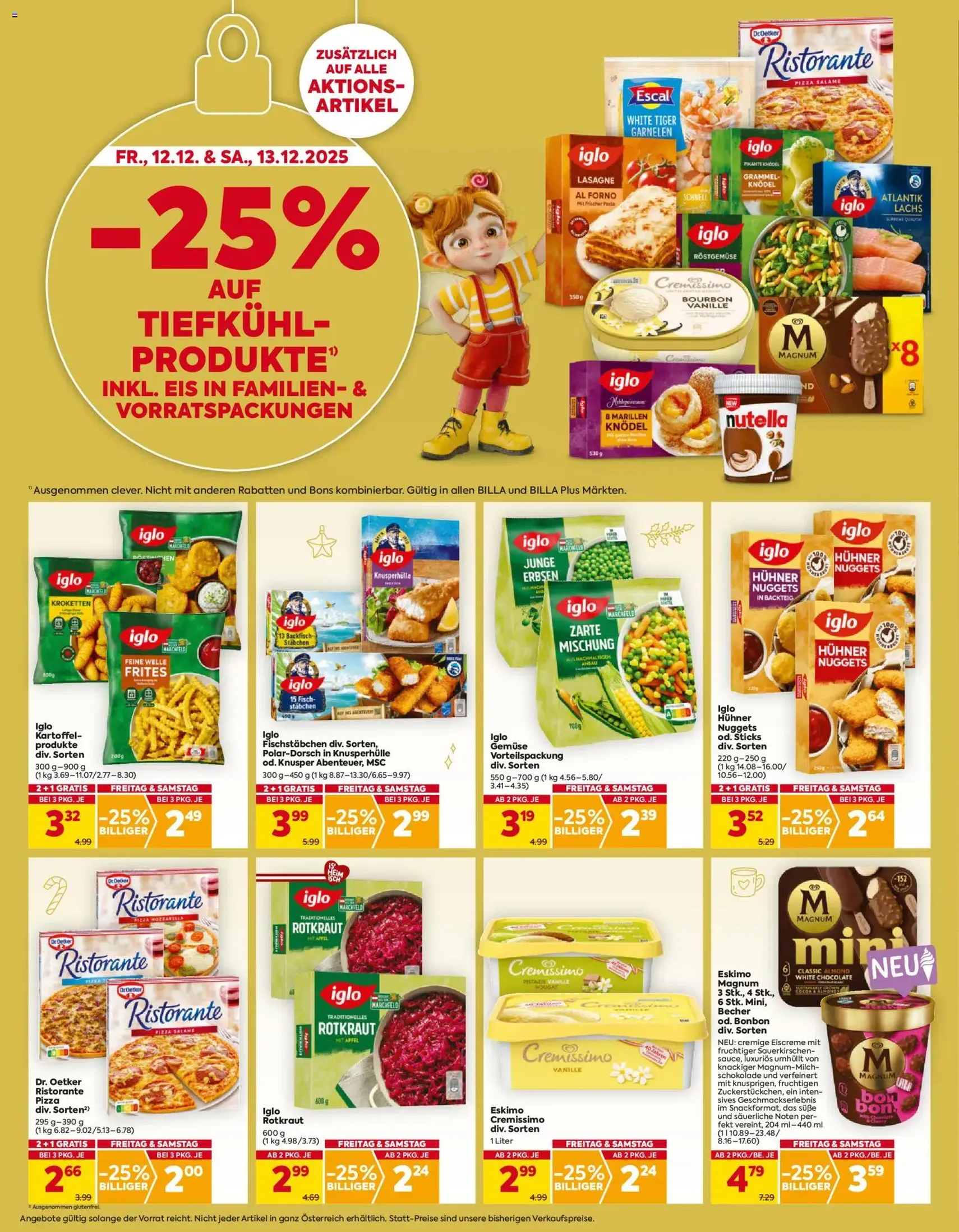 Billa Flugblatt - Gültiger Prospekt ab 11.12.2025, Seite 2 von insgesamt 14