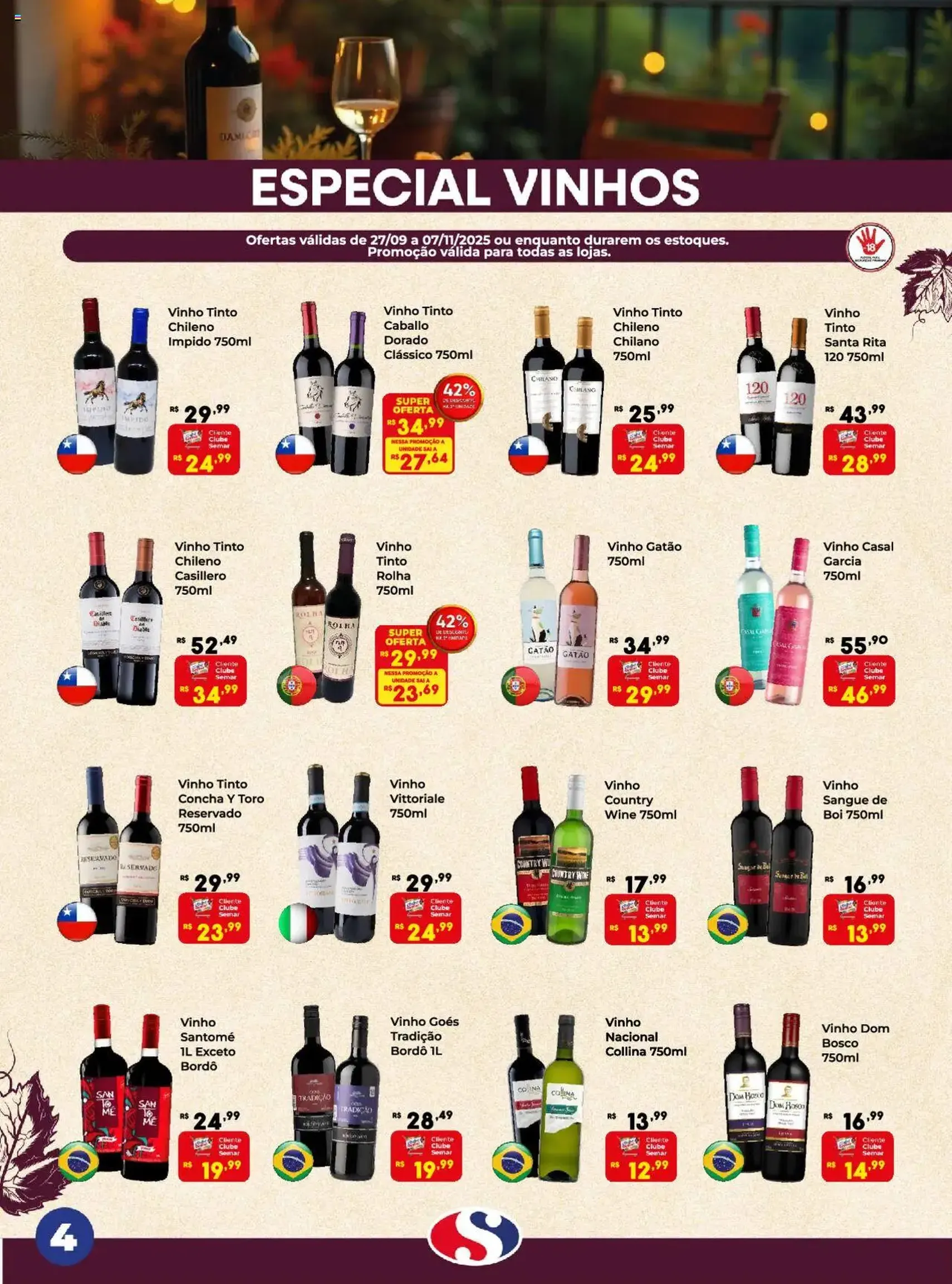 Semar Supermercado - Ofertas do Mês - folheto válido a partir de 27/09/2025 página 4 de 24 Semar Supermercado - Ofertas do Mês - folheto válido a partir de 27/09/2025 página 4 de 24