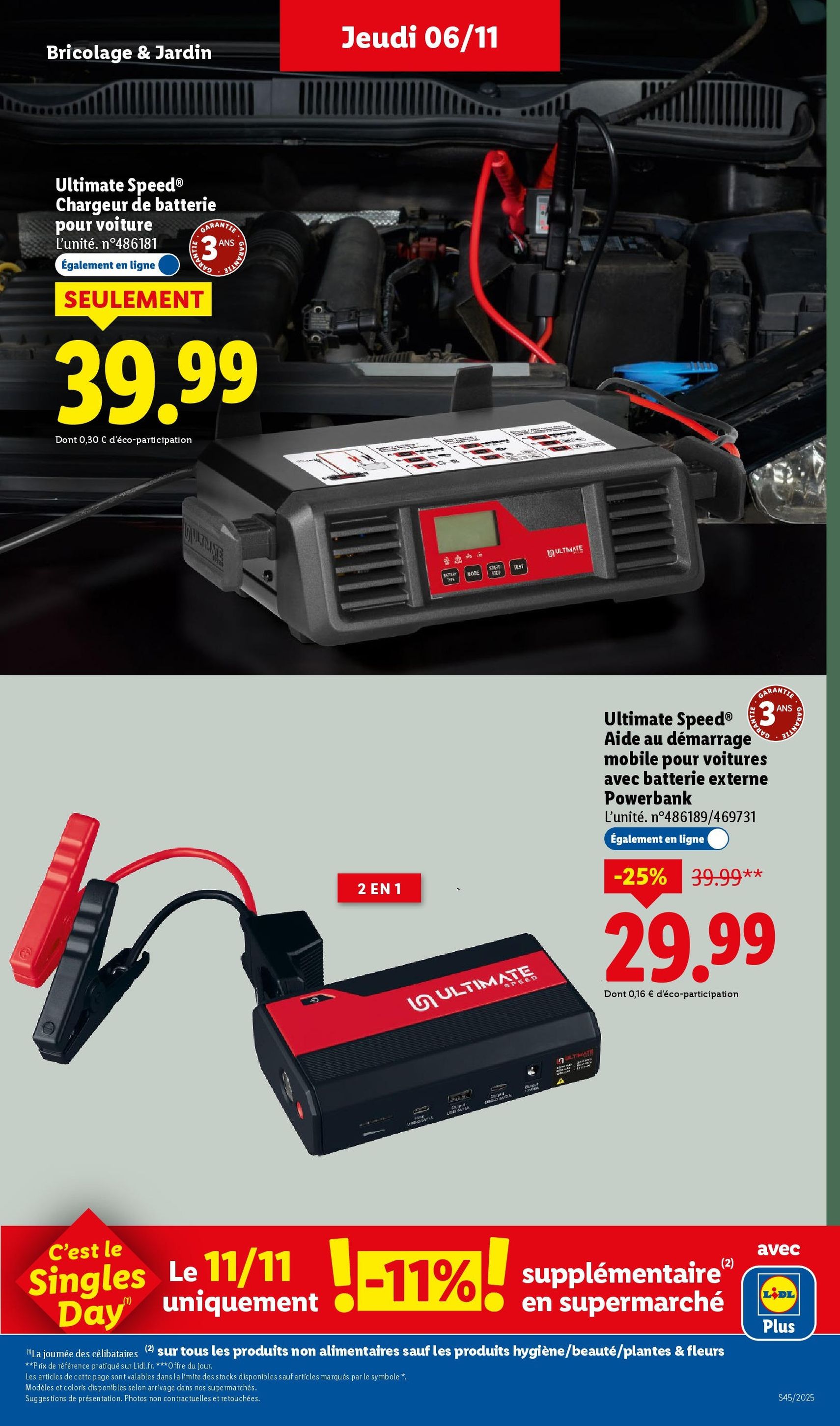 LIDL catalogue semaine 45 - brochure valable à partir du 06/11/2025, page 47 sur 95