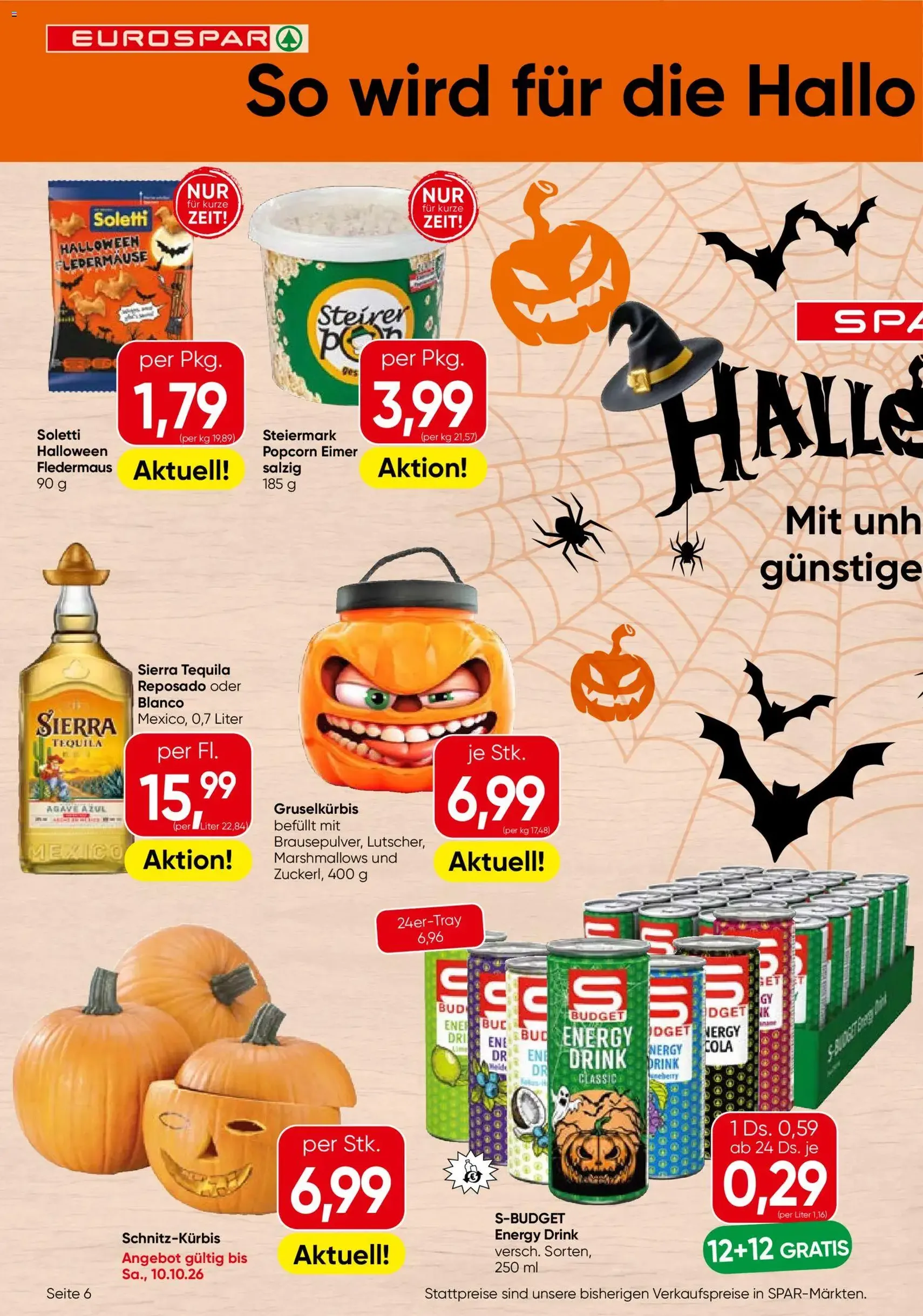 Eurospar Flugblatt - Gültiger Prospekt ab 08.10.2026, Seite 6 von insgesamt 16
