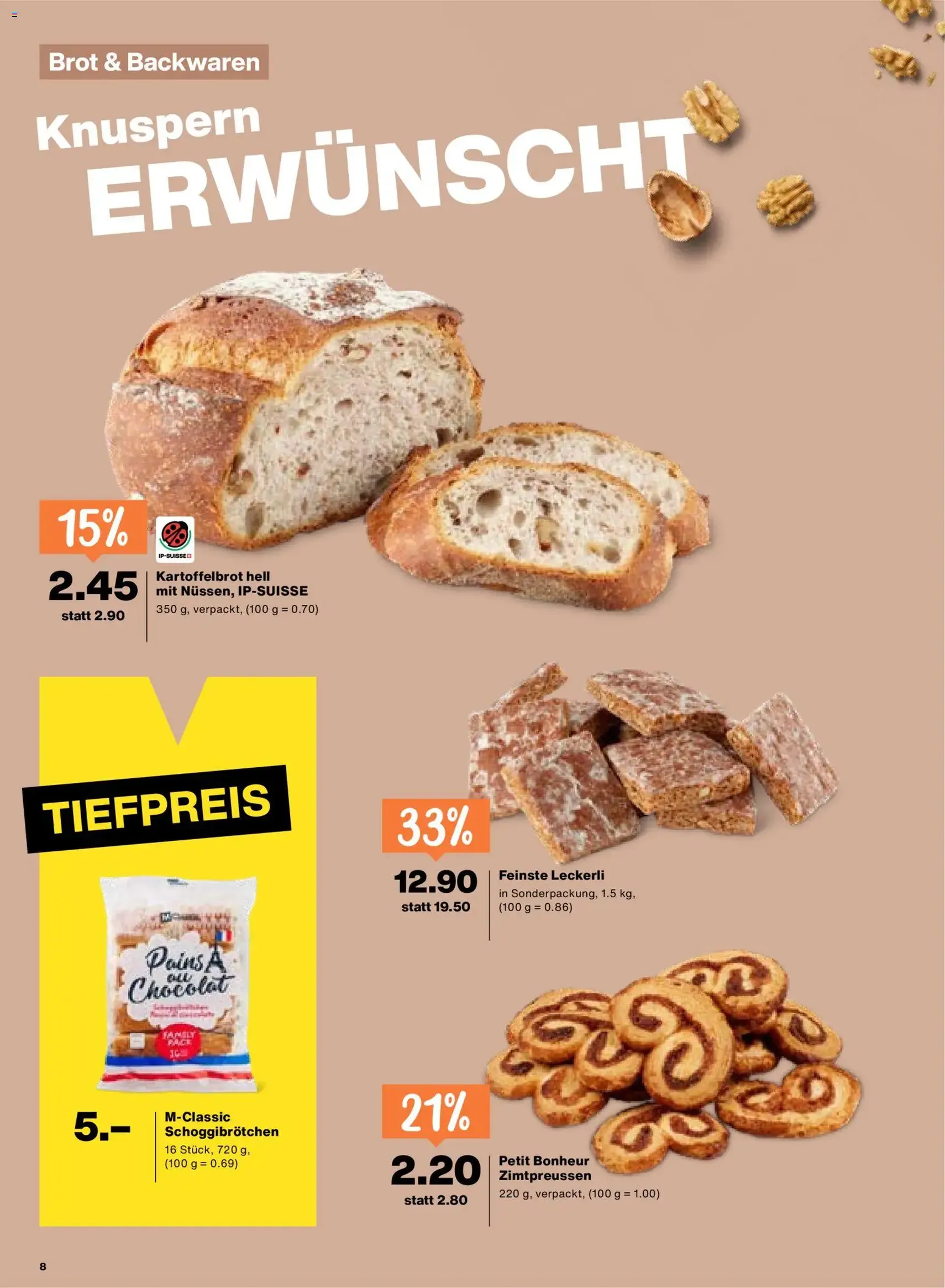 Migros aktionen - Gültiger Prospekt ab 08.10.2026, Seite 8 von insgesamt 24
