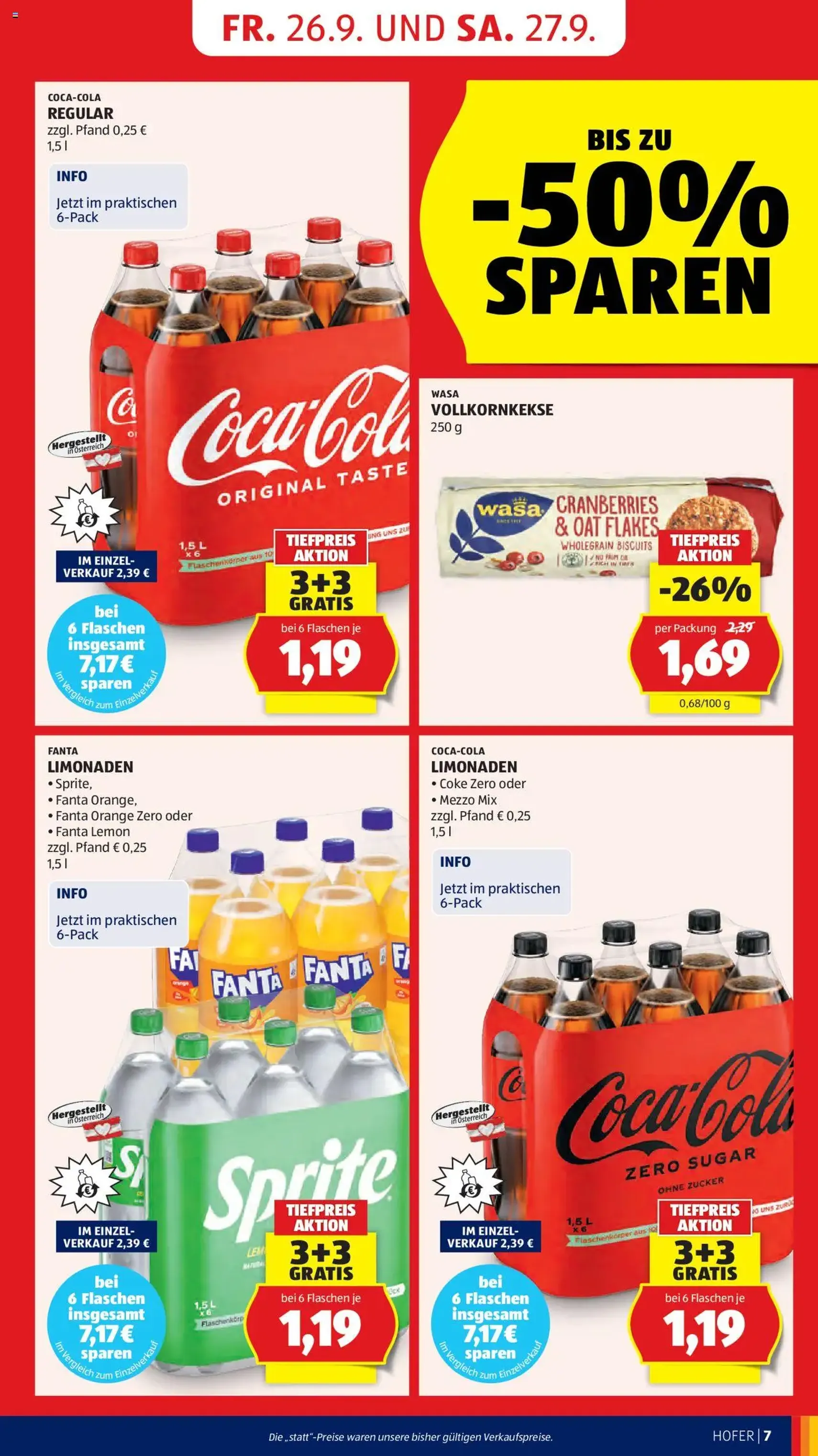 Hofer Flugblatt - Gültiger Prospekt ab 26.09.2025, Seite 9 von insgesamt 50