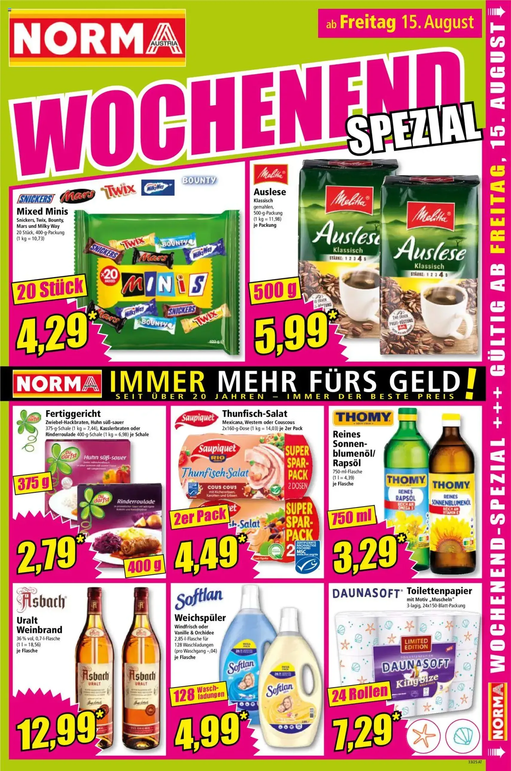 Norma Flugblatt - Gültiger Prospekt ab 11.08.2025, Seite 15 von insgesamt 20 Norma Flugblatt - Gültiger Prospekt ab 11.08.2025, Seite 15 von insgesamt 20