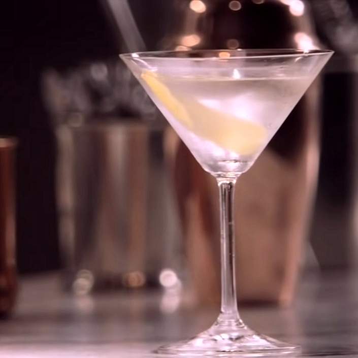 Der trockene Vodka Martini