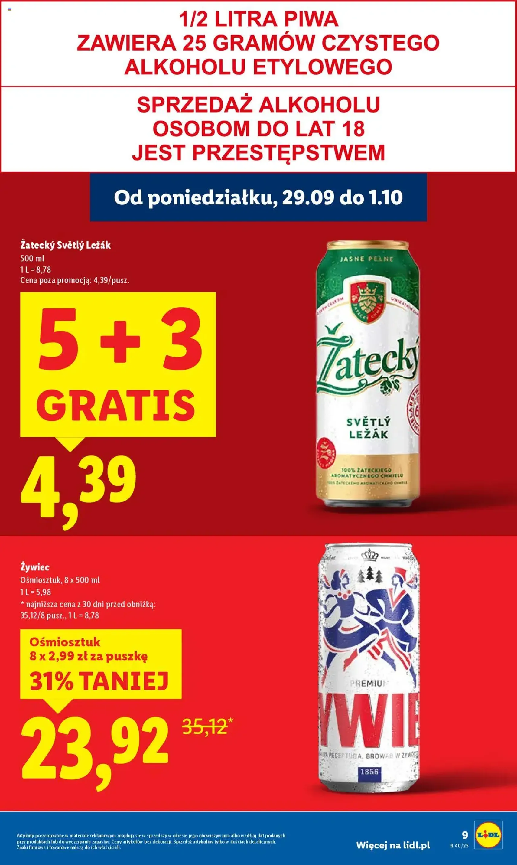 Lidl Gazetka - ważny gazetka od 29.09.2025 strona 9 z 71