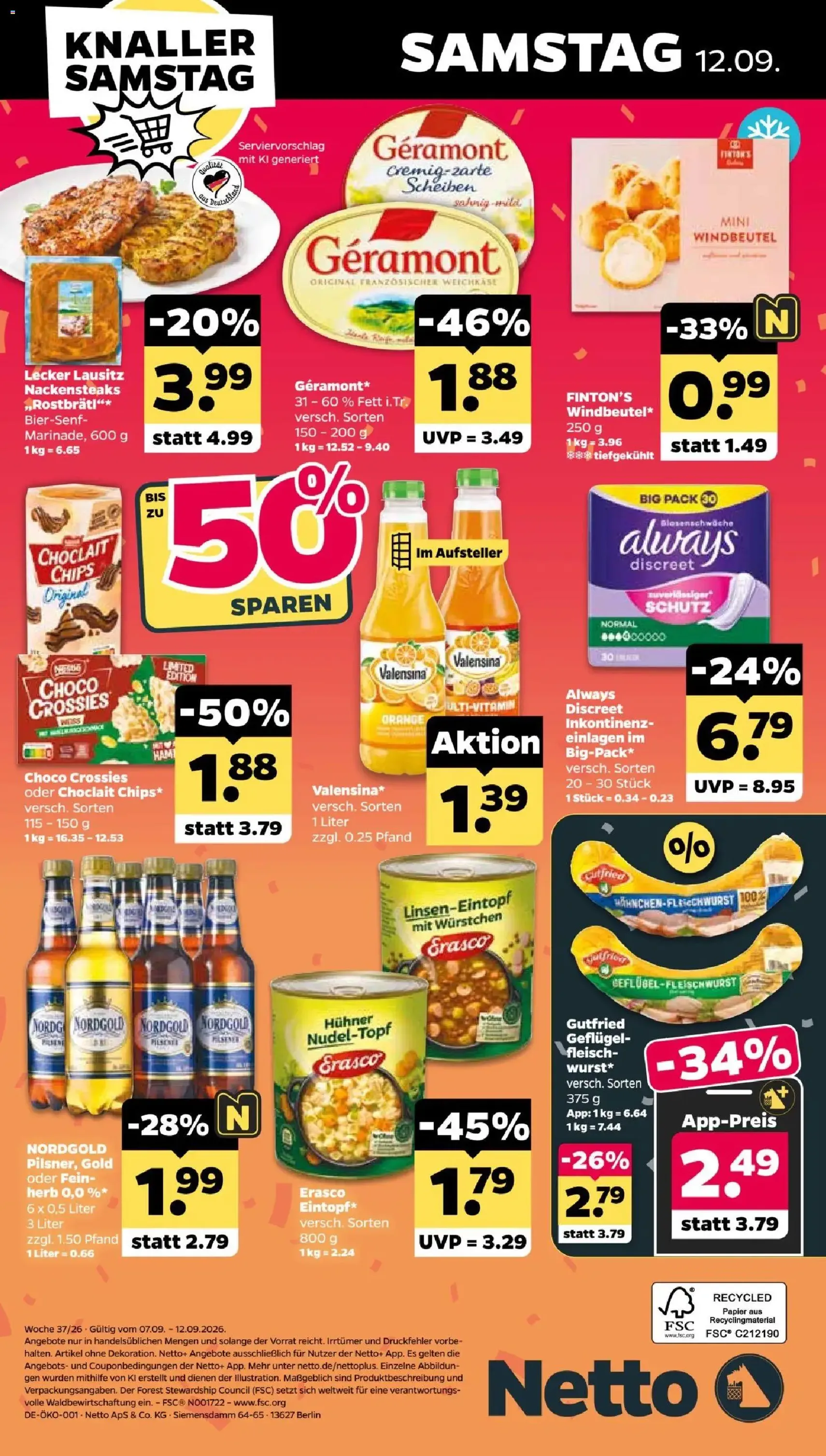 Netto Prospekt - Gültiger Prospekt ab 07.09.2026, Seite 44 von insgesamt 45