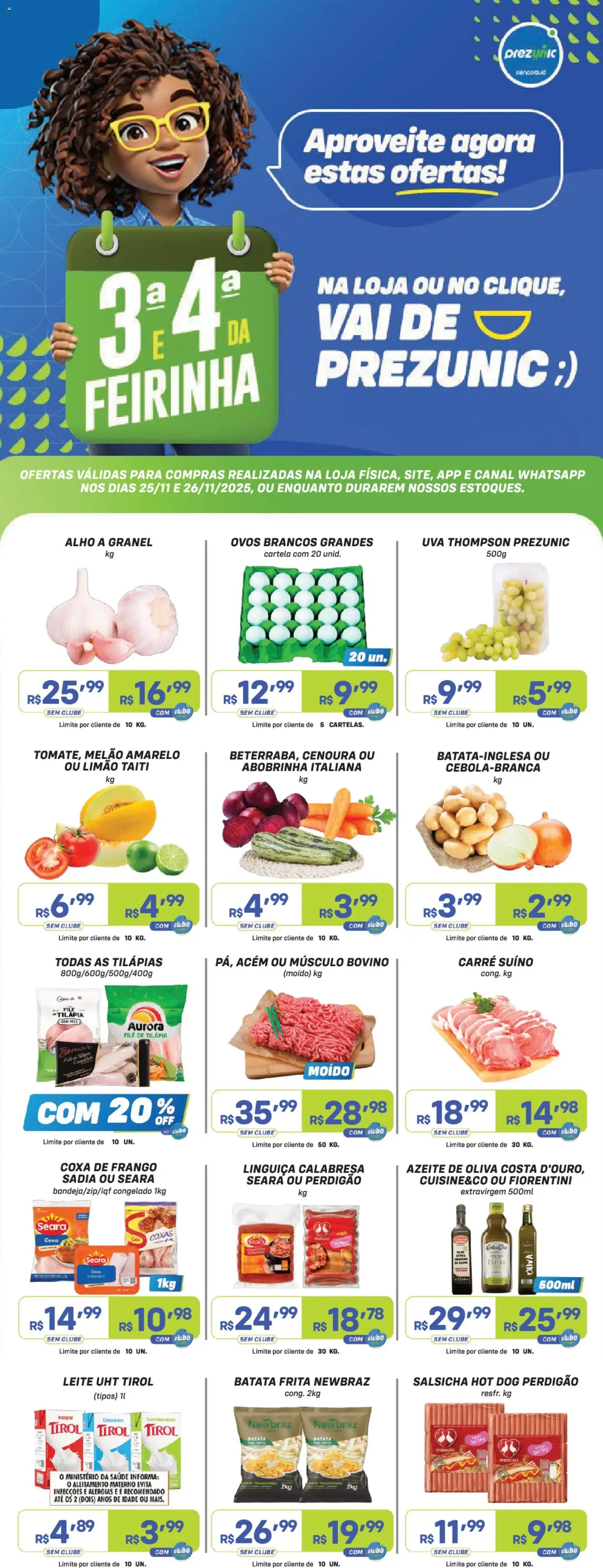Encarte Prezunic - folheto válido a partir de 25/11/2025 página 1 de 1