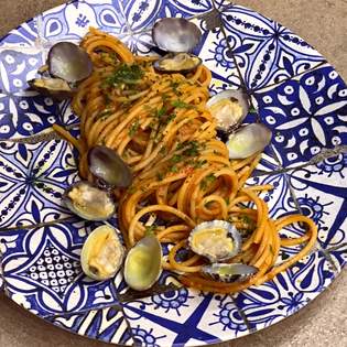 Recipe preview Homemade Italian Spaghetti alle Vongole recipe