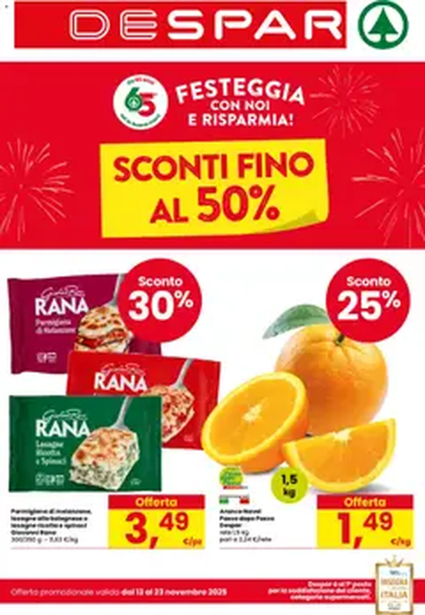 Volantino Despar - volantino valido dal 13/11/2025 pagina 1 di 1