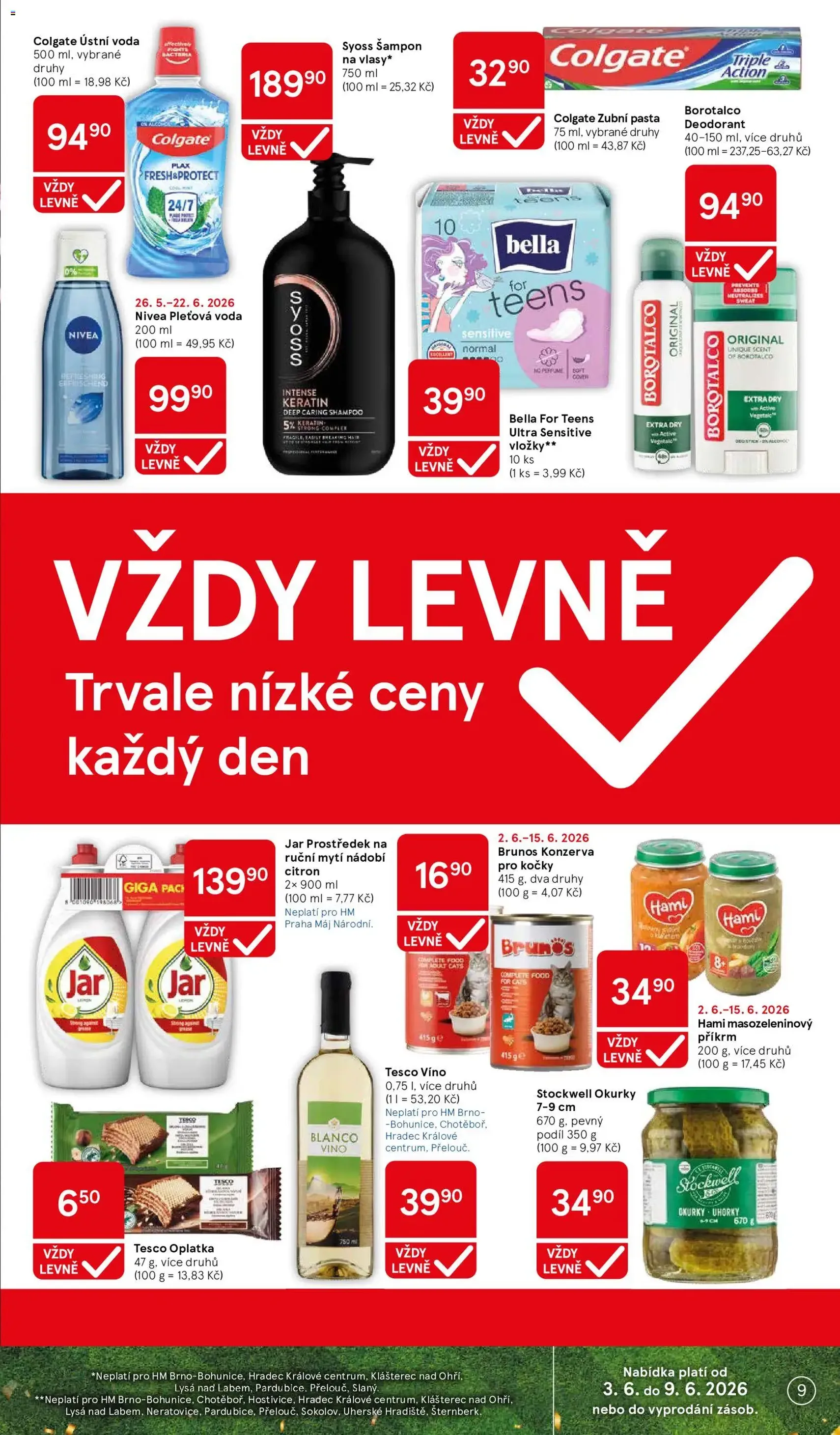 Tesco leták - Hypermarket - platný leták od 03.06.2026 strana 9 z 35