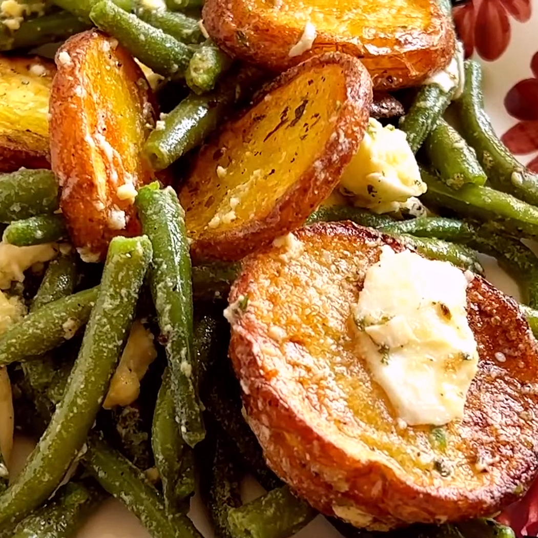 Fagiolini con uova cremose