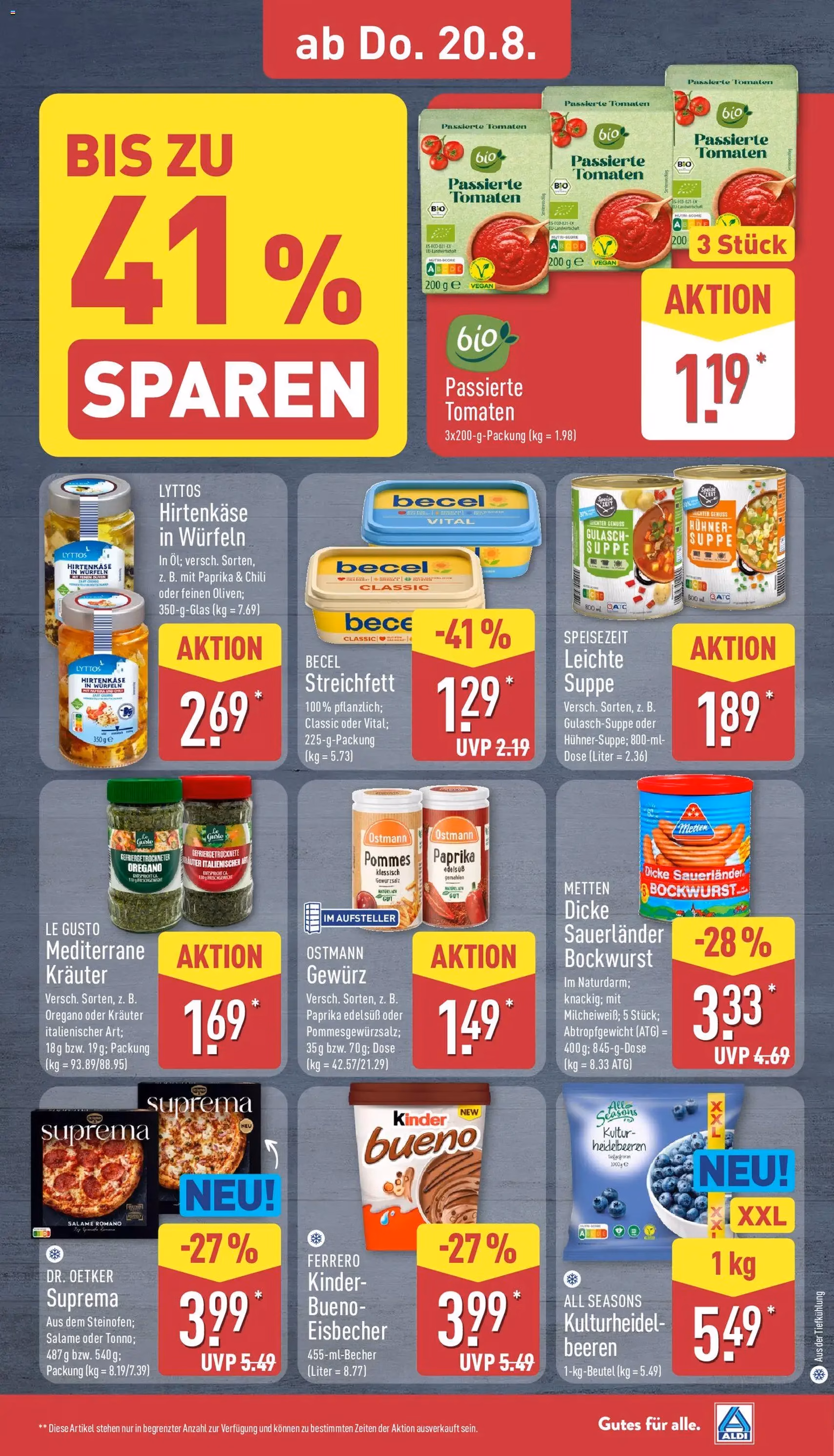 Aldi Prospekt - Gültiger Prospekt ab 17.08.2026, Seite 29 von insgesamt 39