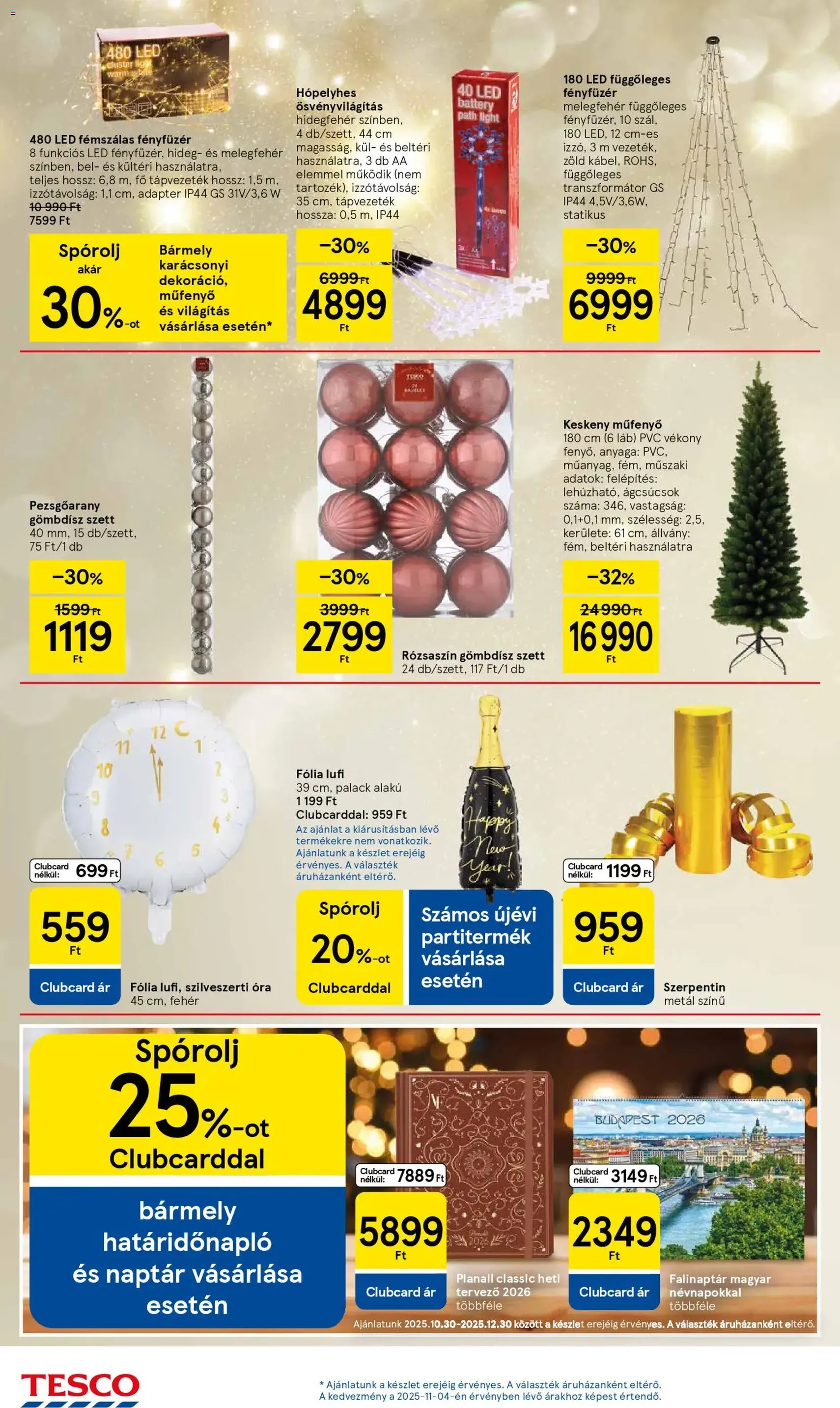 Tesco Hipermarket - Akciós újság - 2025.12.11. érvényes szórólap 18 oldal 46 oldalból