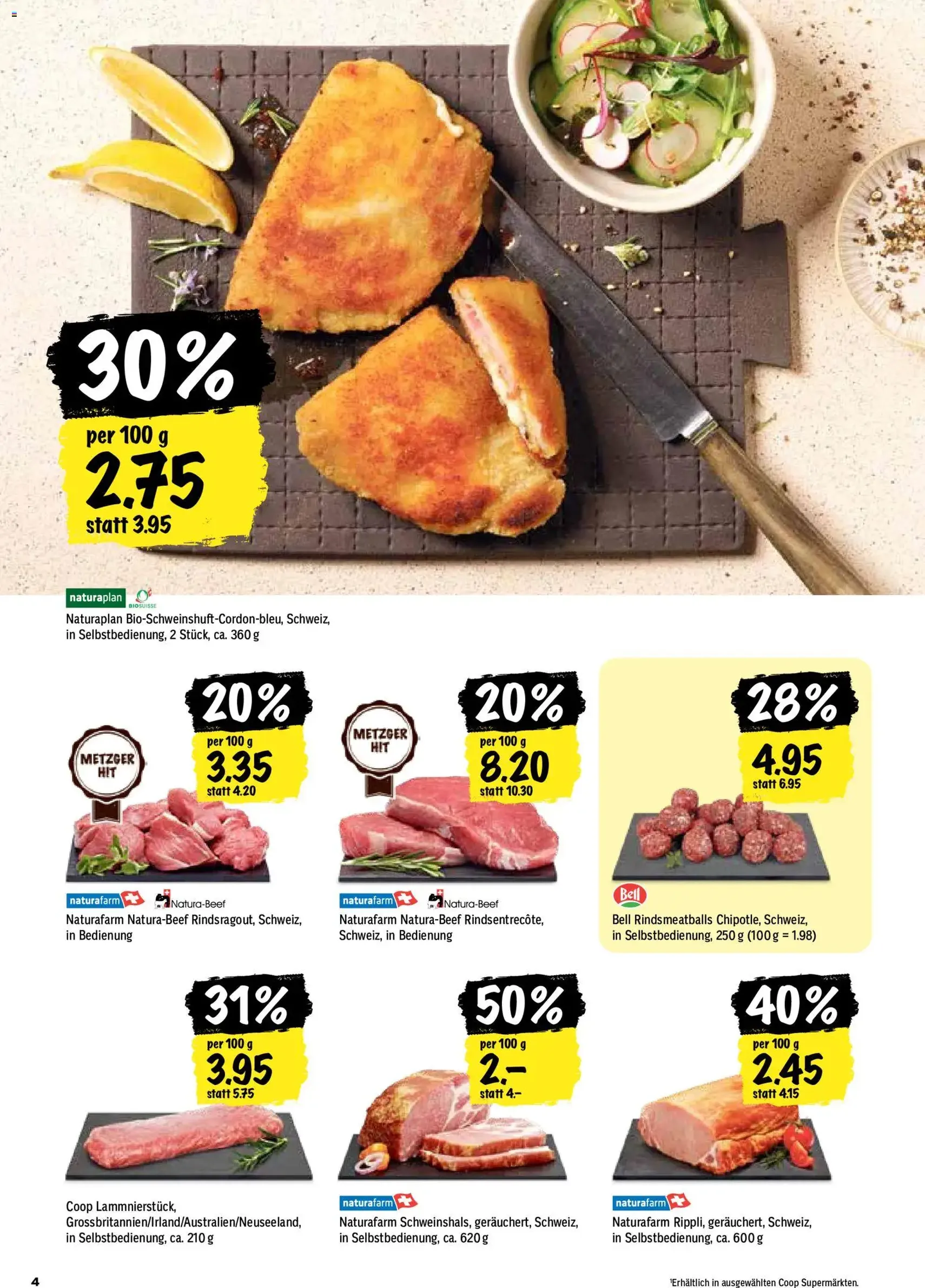 Coop aktionen - Gültiger Prospekt ab 10.09.2026, Seite 4 von insgesamt 24