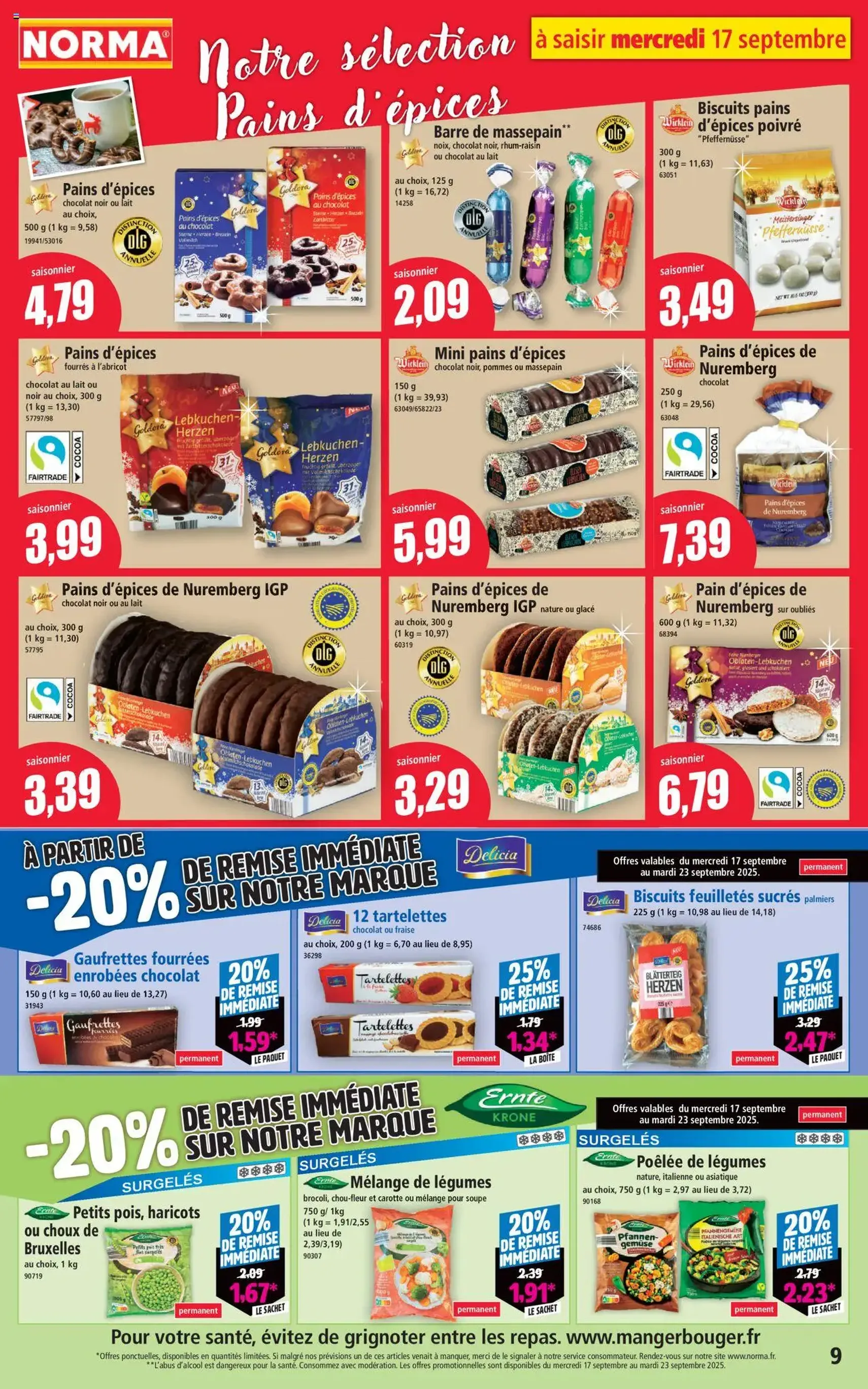 Norma catalogue - brochure valable à partir du 17/09/2025, page 9 sur 14