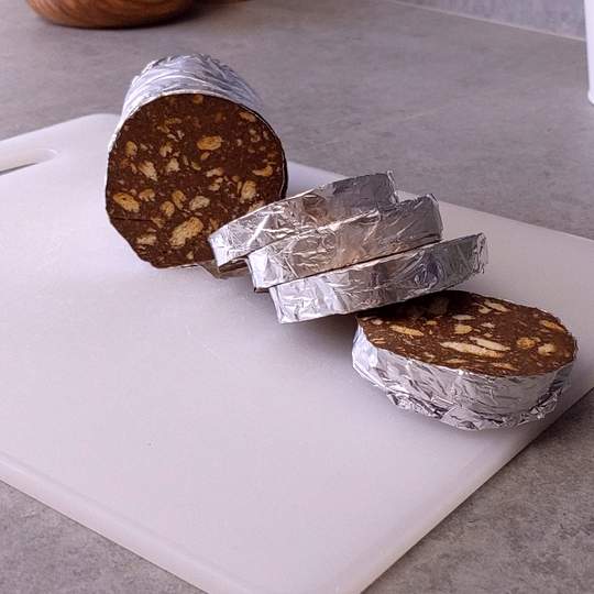 Anteprima ricetta Salame di cioccolato senza uova