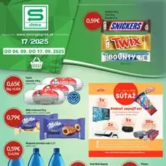 Sintra Leták - náhľad letáku platný od 04.09.2025