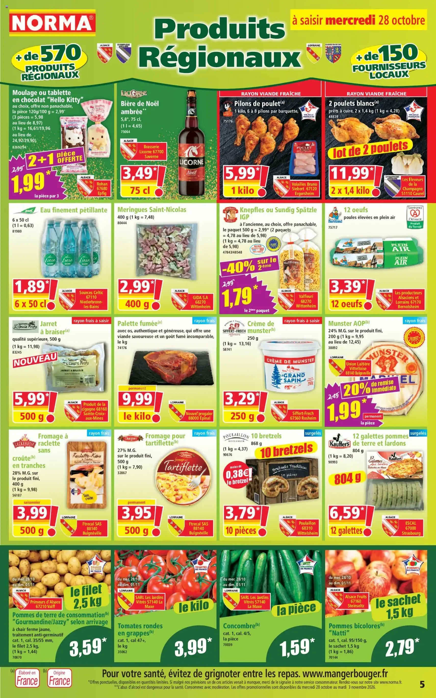 Norma catalogue - brochure valable à partir du 28/10/2026, page 5 sur 12