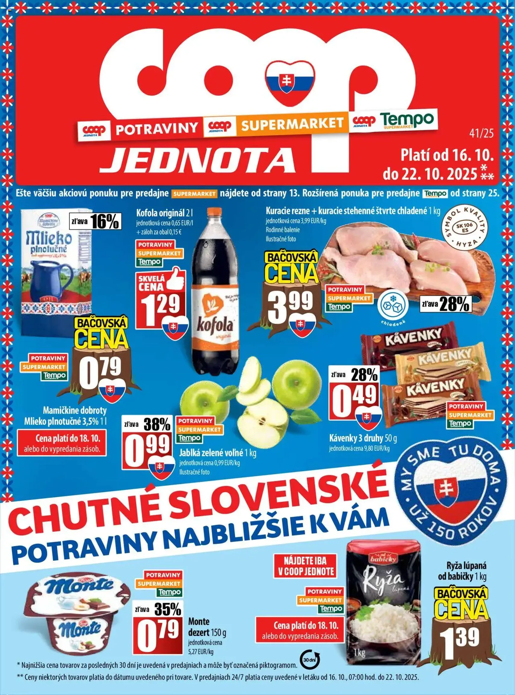 COOP Jednota leták - platný leták od 16.10.2025 strana 1 z 28 COOP Jednota leták - platný leták od 16.10.2025 strana 1 z 28