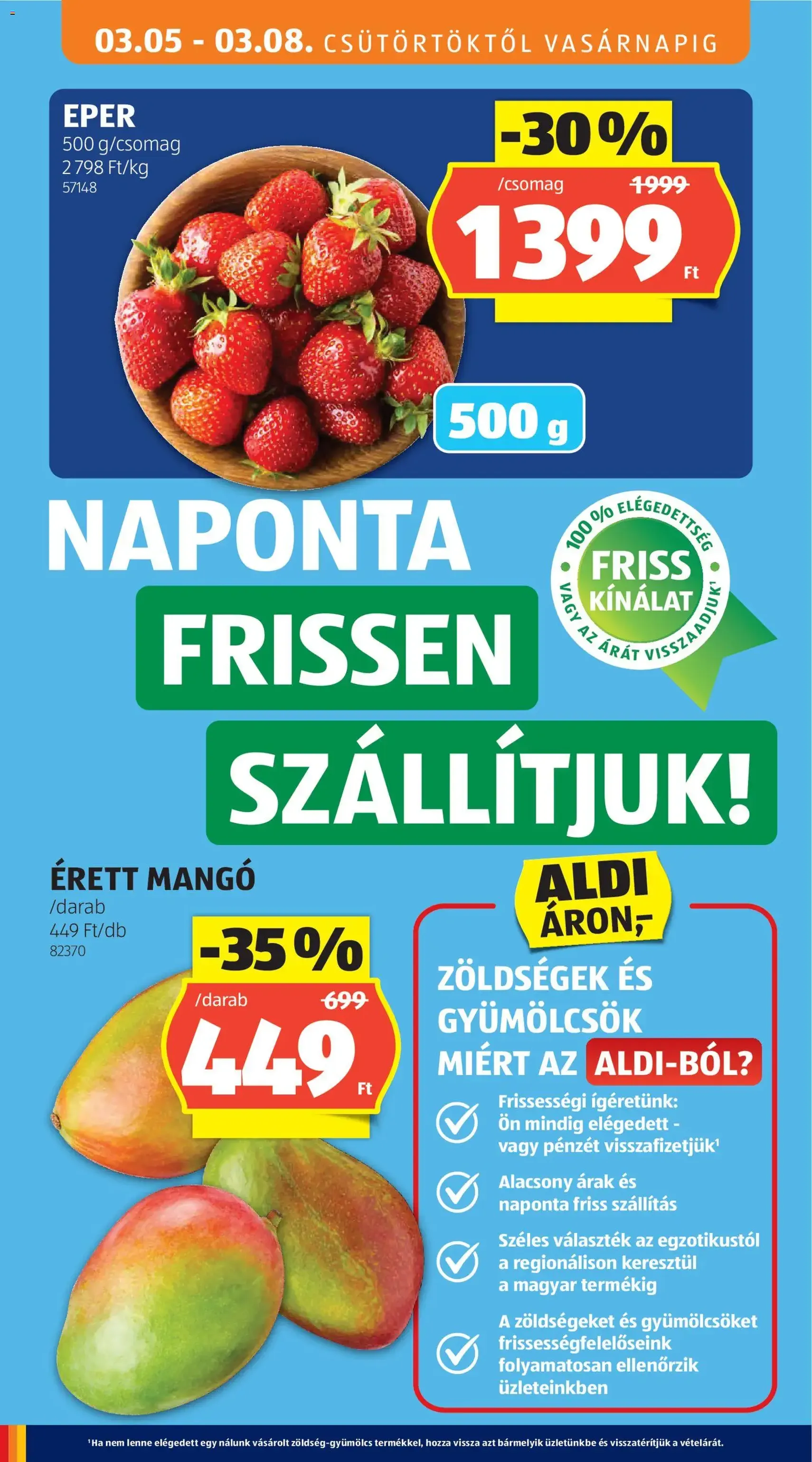 Aldi akciós újság - 2026.03.05. érvényes szórólap 40 oldal 91 oldalból