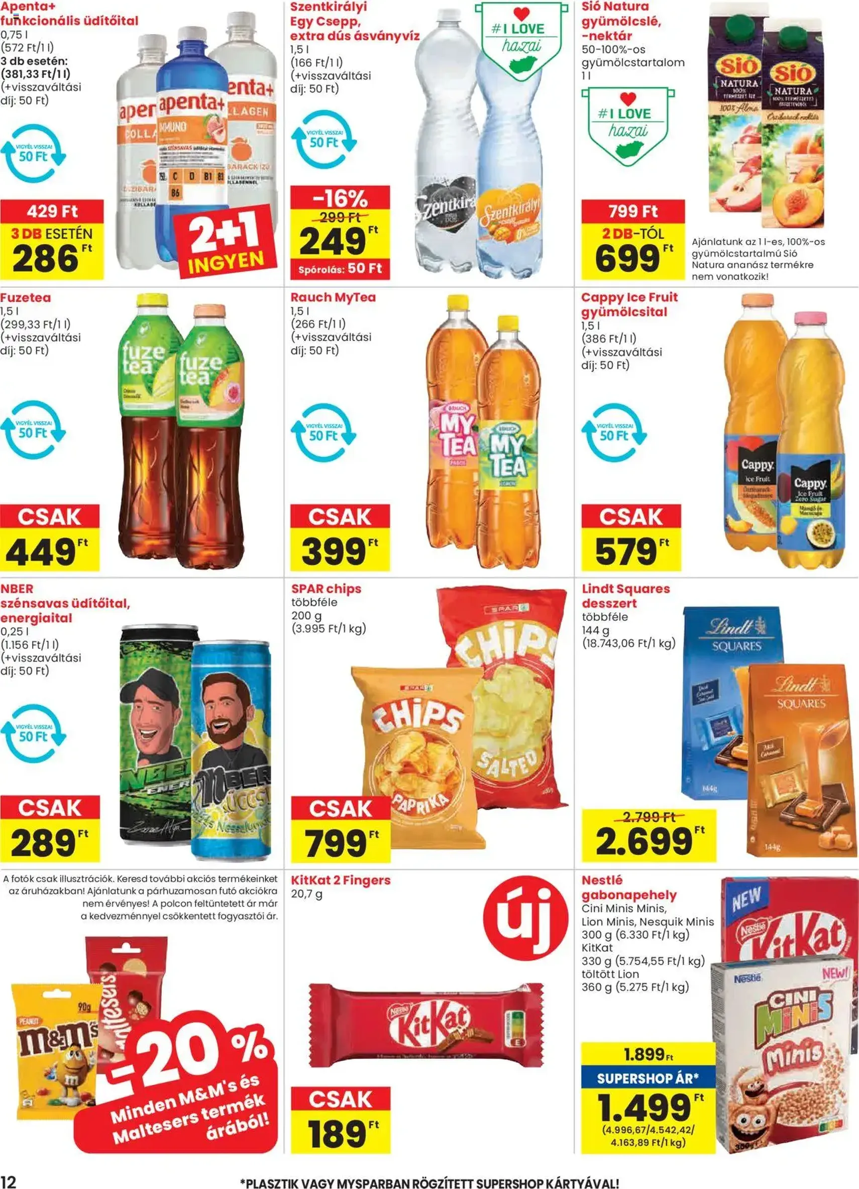 Spar Akciós újság - 2025.09.04. érvényes szórólap 12 oldal 16 oldalból Spar Akciós újság - 2025.09.04. érvényes szórólap 12 oldal 16 oldalból