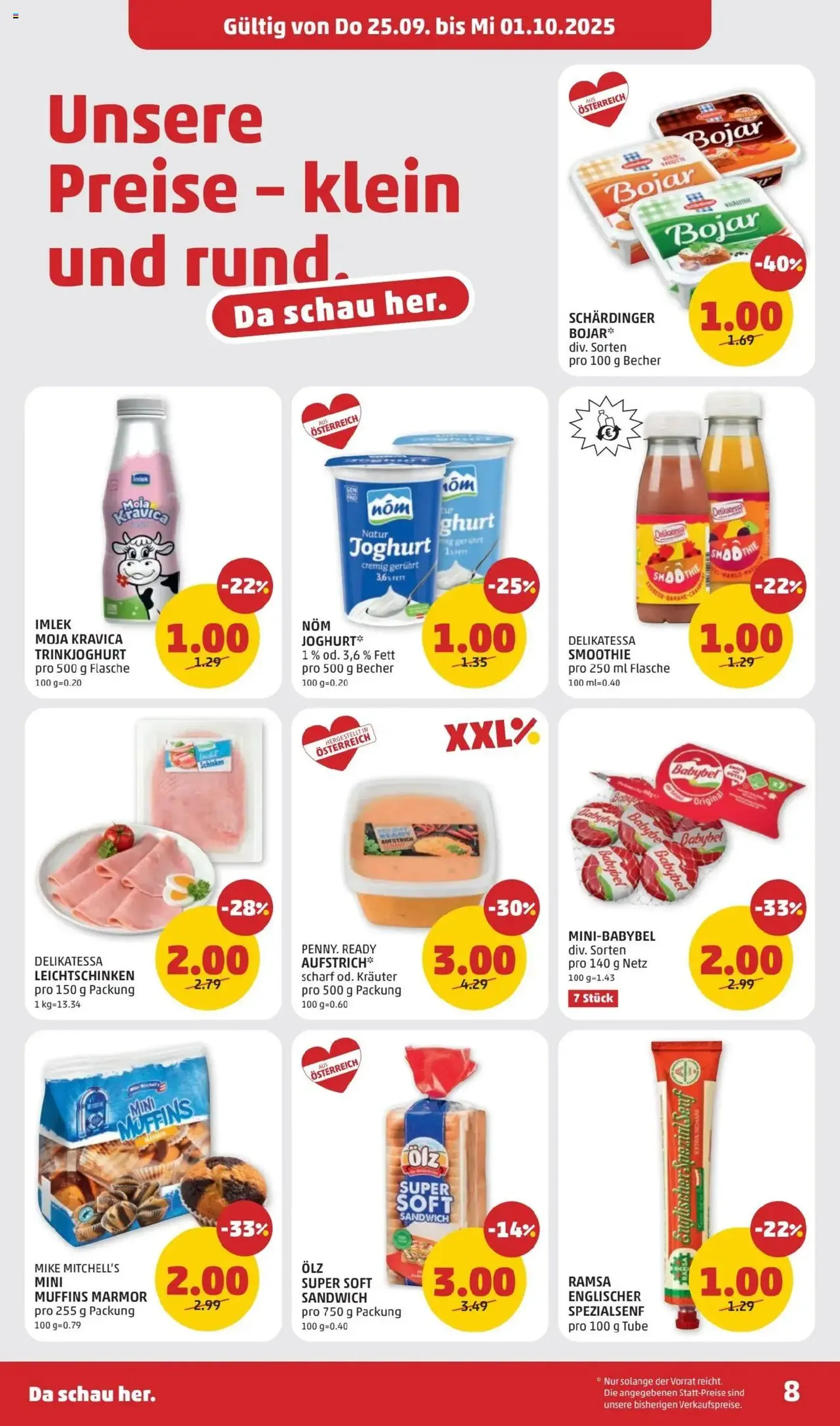 Penny Markt Flugblatt - Gültiger Prospekt ab 25.09.2025, Seite 8 von insgesamt 32