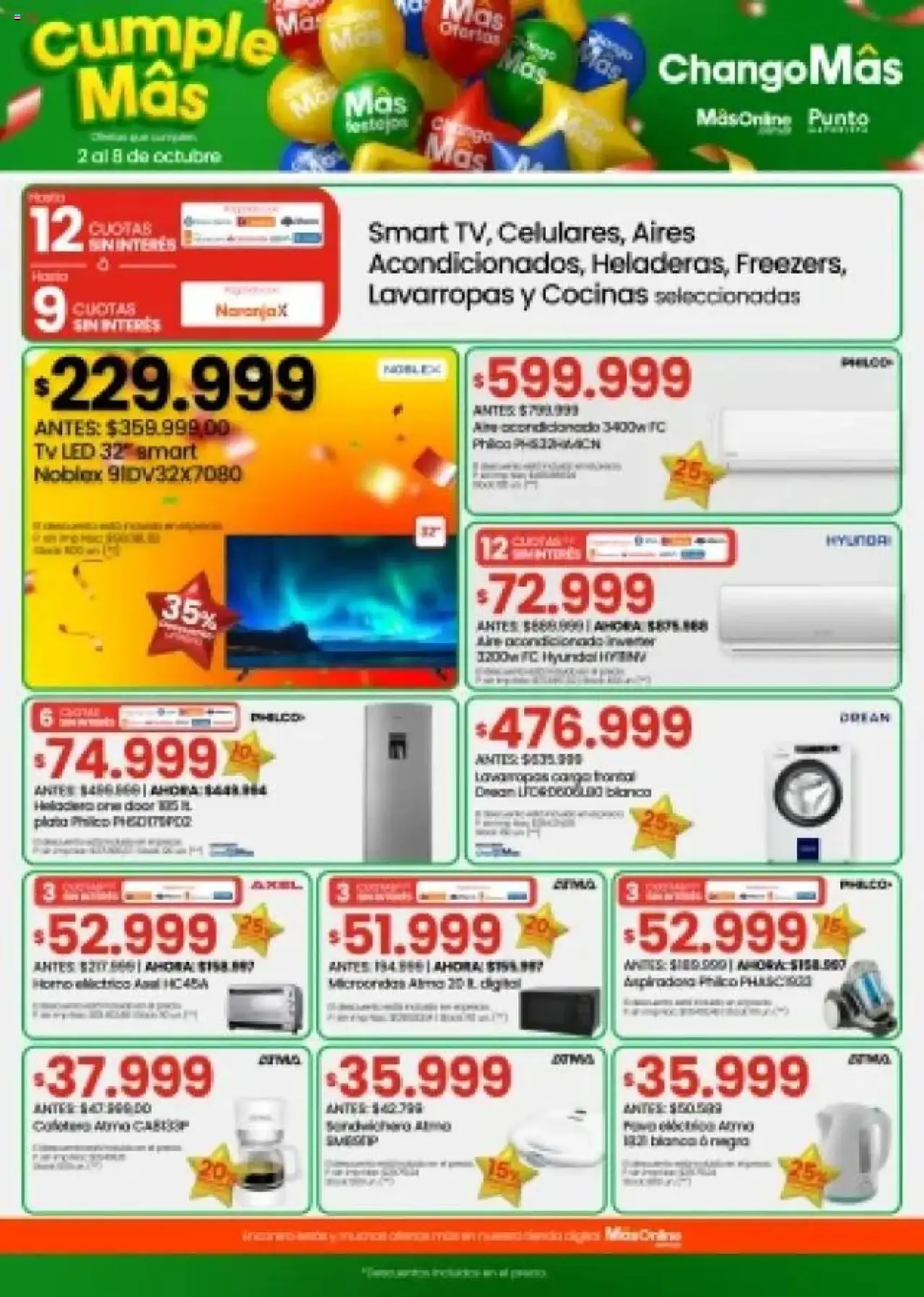 Changomas ofertas - folleto válido desde 02/10/2025 página 8 de 17