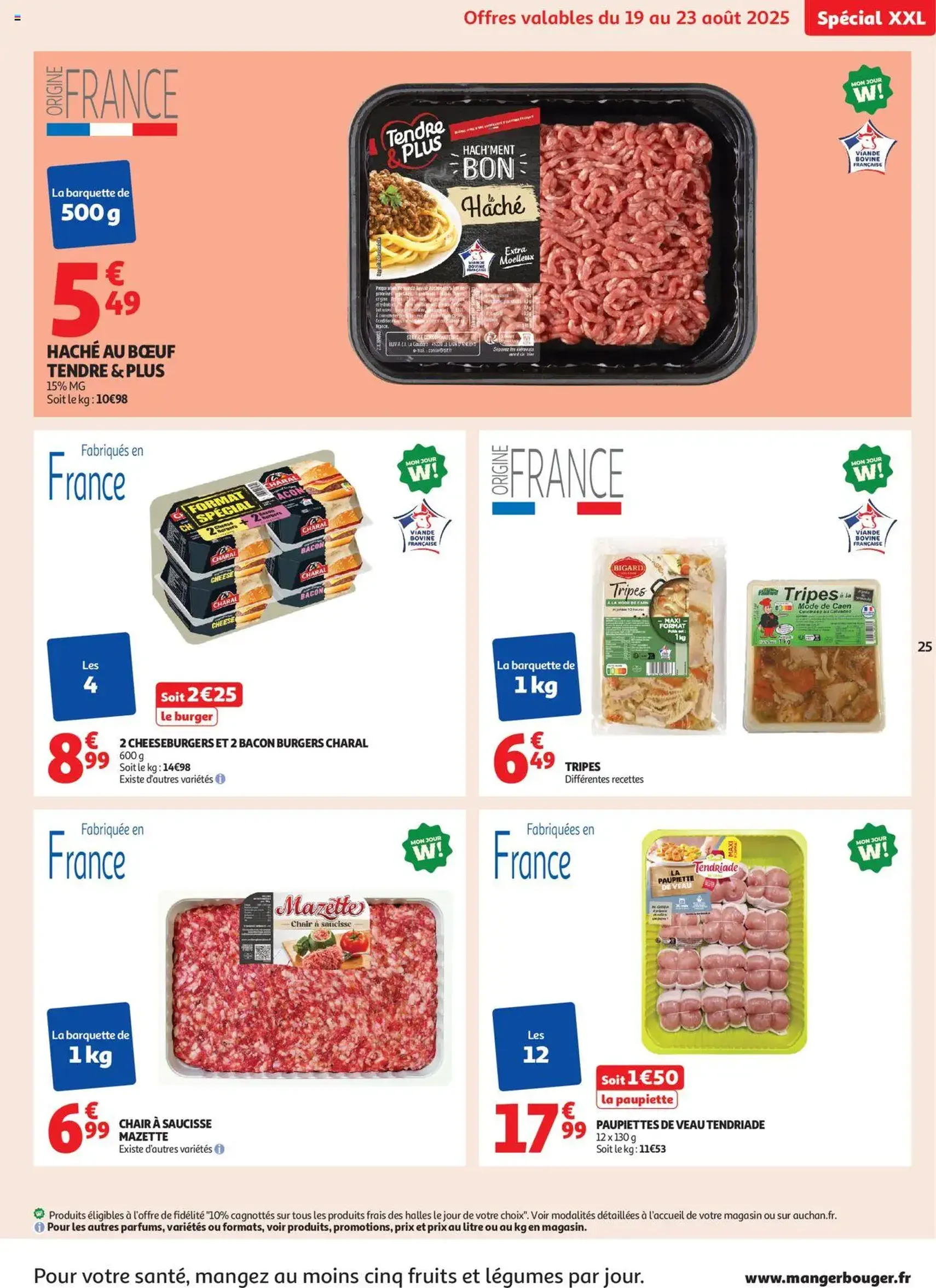 Auchan prospectus - brochure valable à partir du 19/08/2025, page 25 sur 46 Auchan prospectus - brochure valable à partir du 19/08/2025, page 25 sur 46
