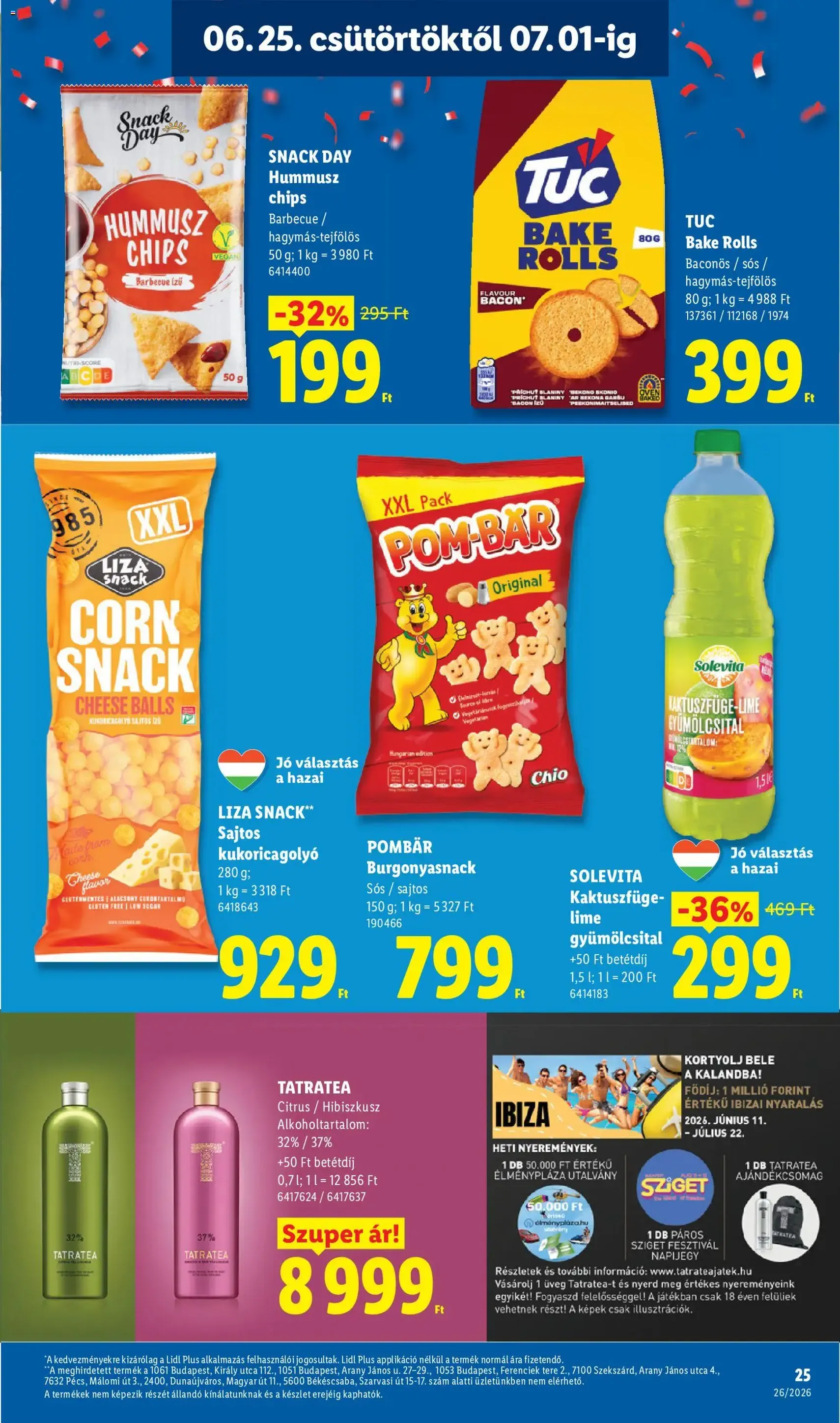 Lidl akciós újság - 2026.06.25. érvényes szórólap 25 oldal 74 oldalból