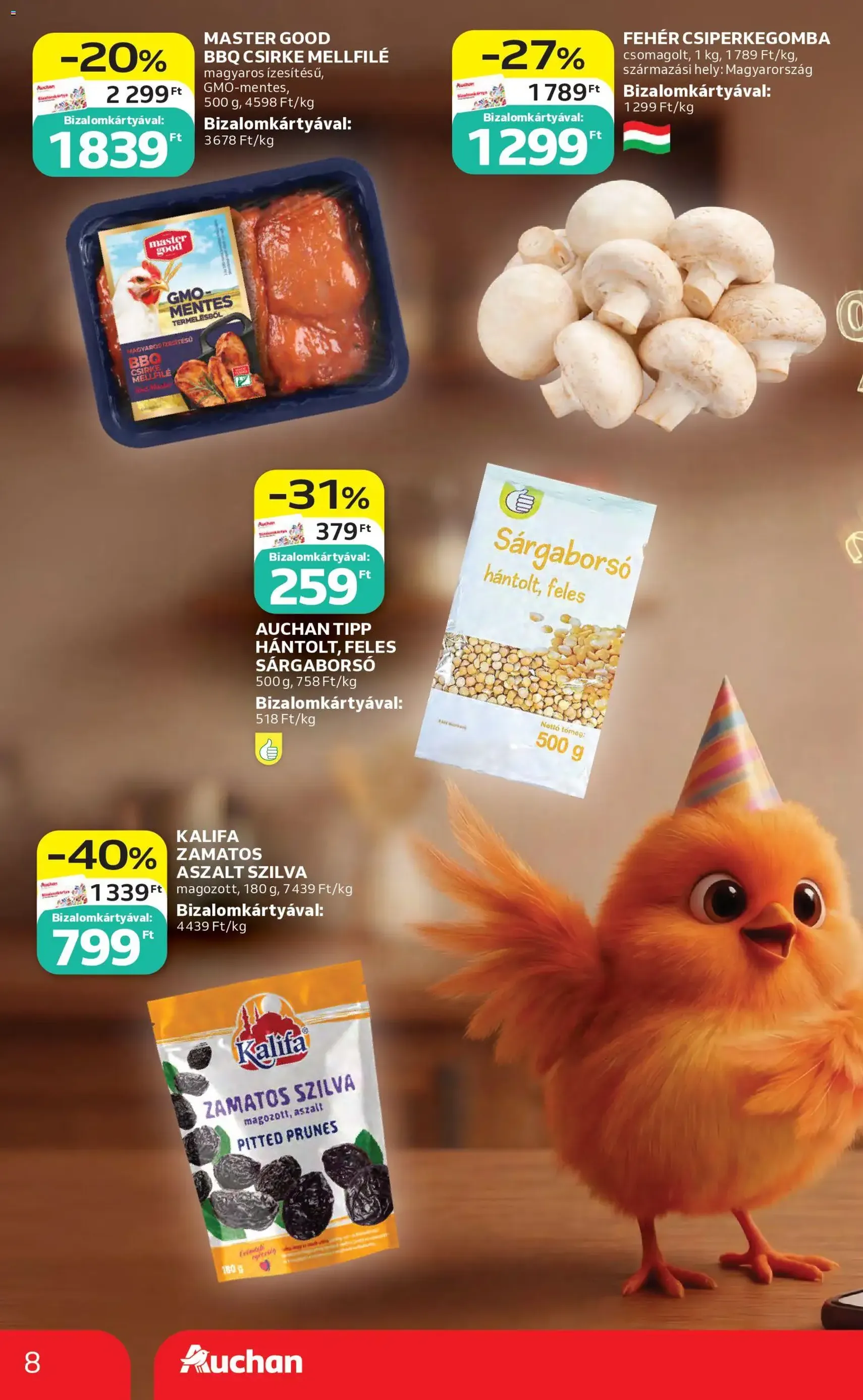 Auchan akciós újság - 2026.05.14. érvényes szórólap 8 oldal 58 oldalból